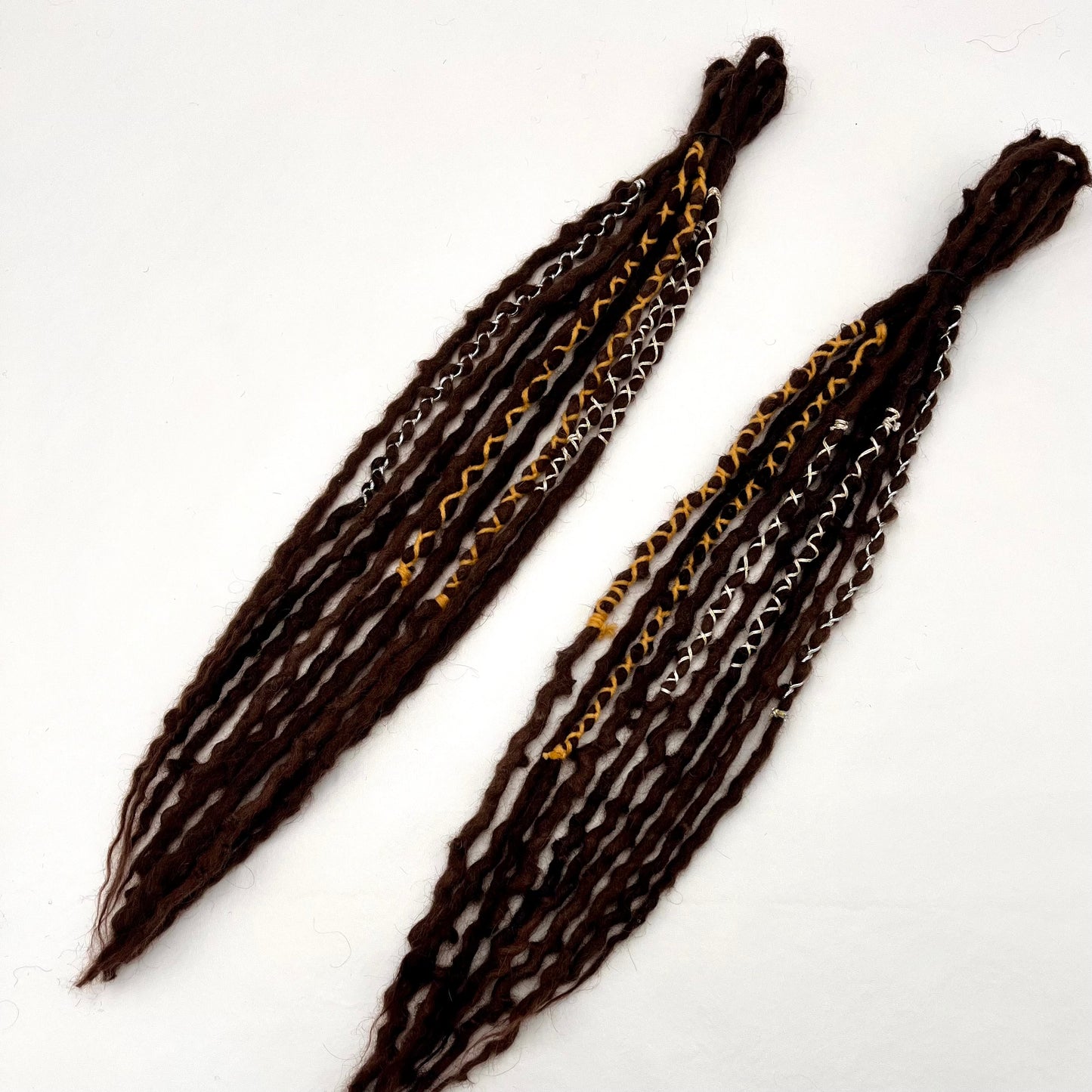 Mini Accent - Medium/Dark Mixed Ash Brown - Girl On The Moon Dreadlocks