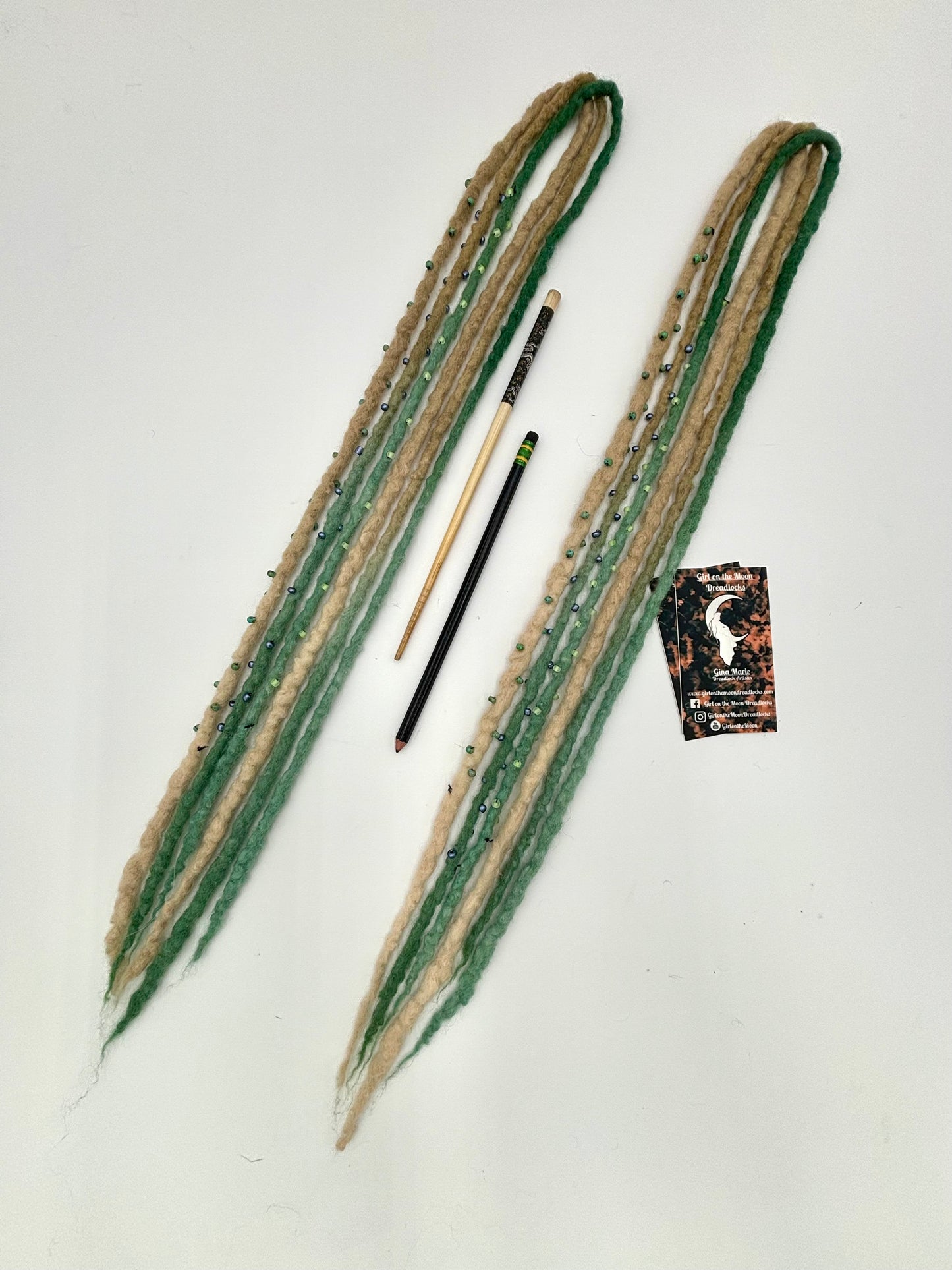 Pisces Bubble Locs - Girl On The Moon Dreadlocks