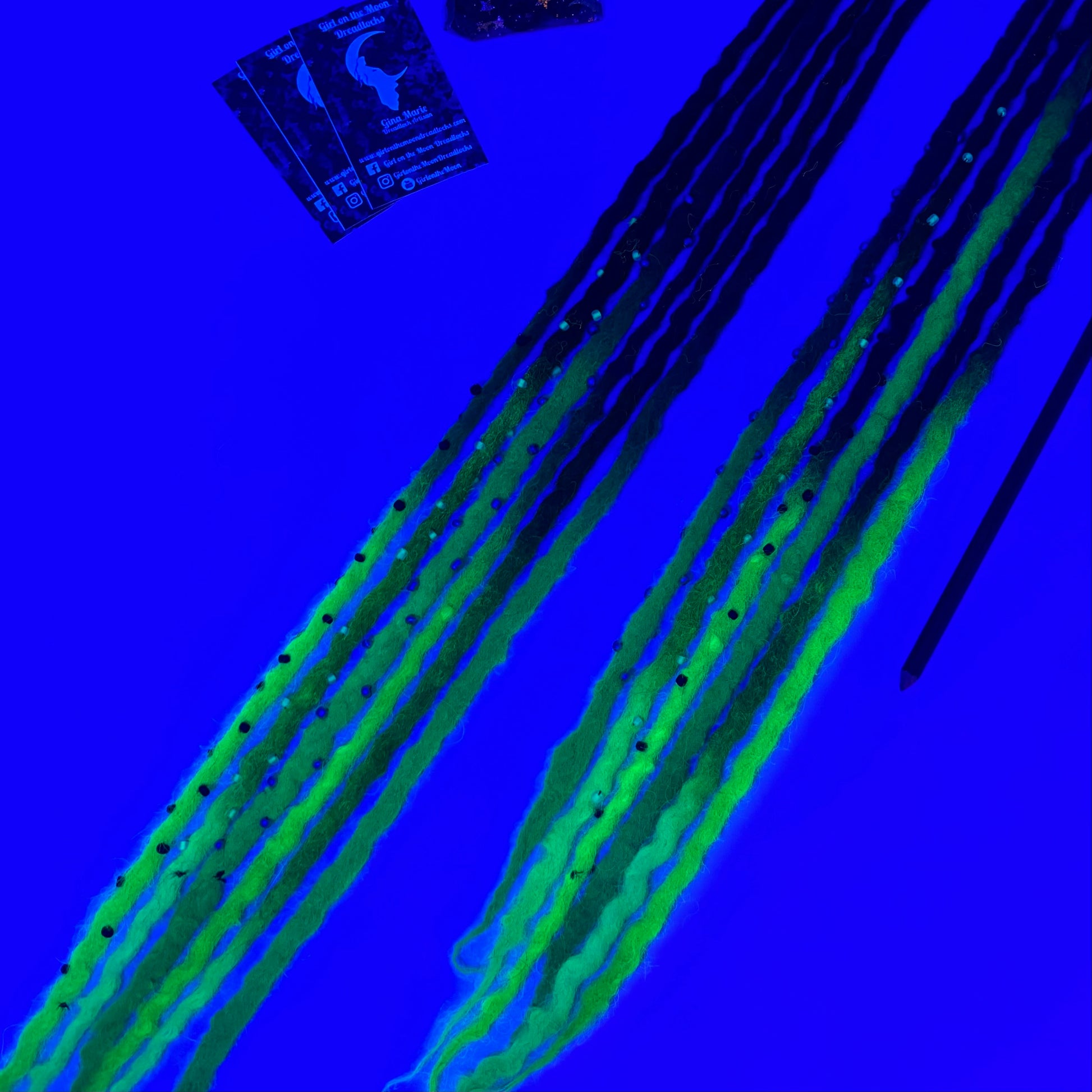 Toxic Waste - Bubble Locs - Girl On The Moon Dreadlocks