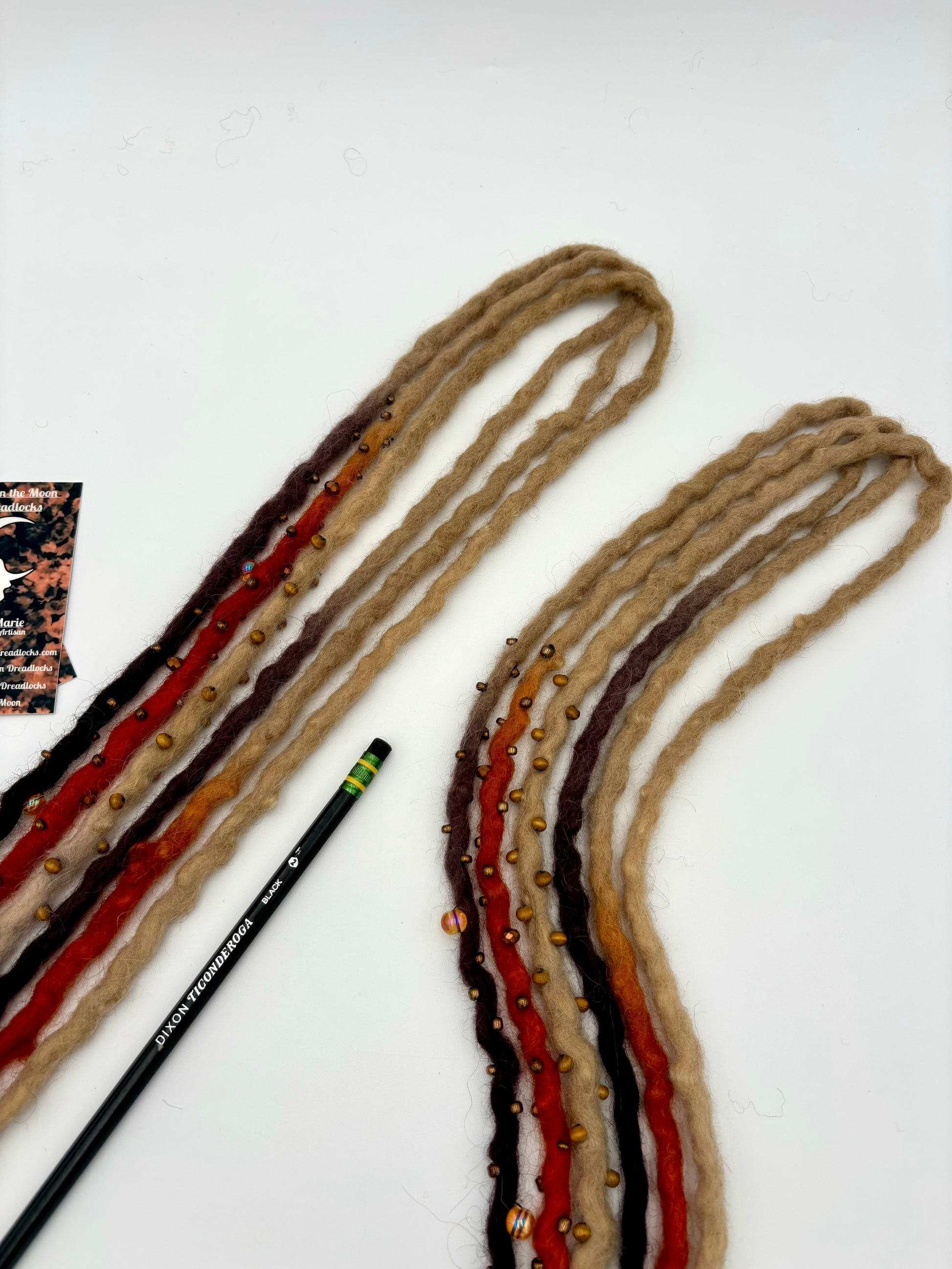 Autumn Breeze - Bubble Locs - Girl On The Moon Dreadlocks