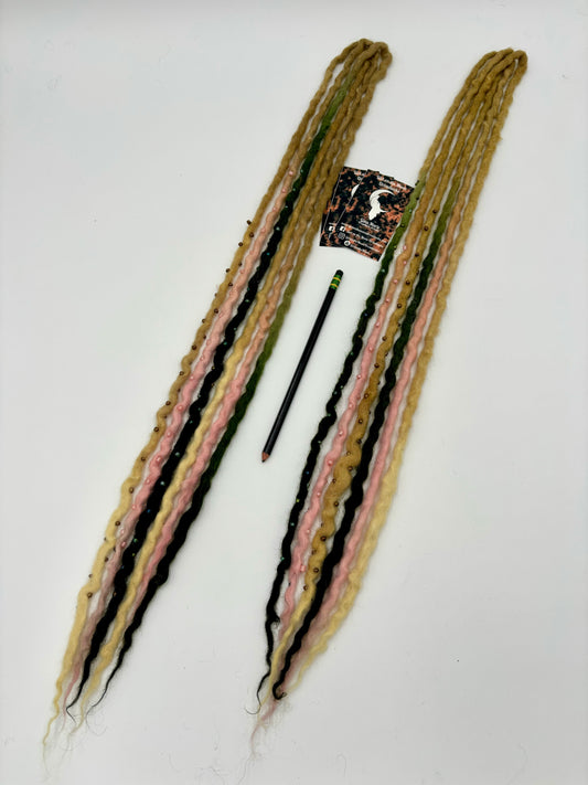 Garden Fairy - Bubble Locs - Girl On The Moon Dreadlocks