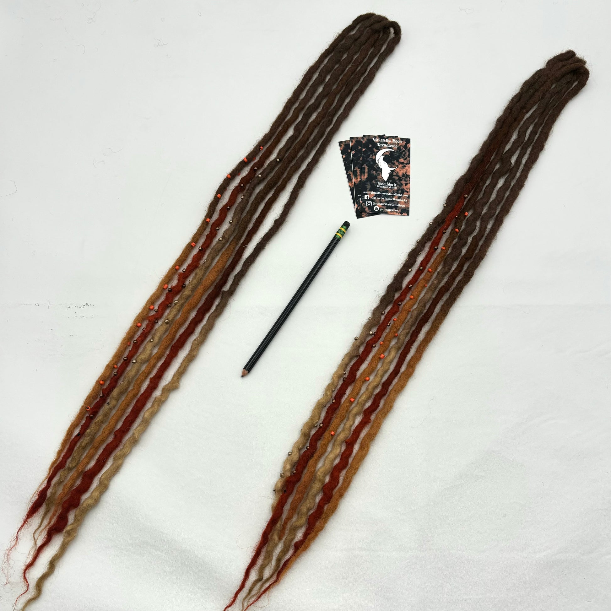 Pumpkin Patch - Bubble Locs - Girl On The Moon Dreadlocks
