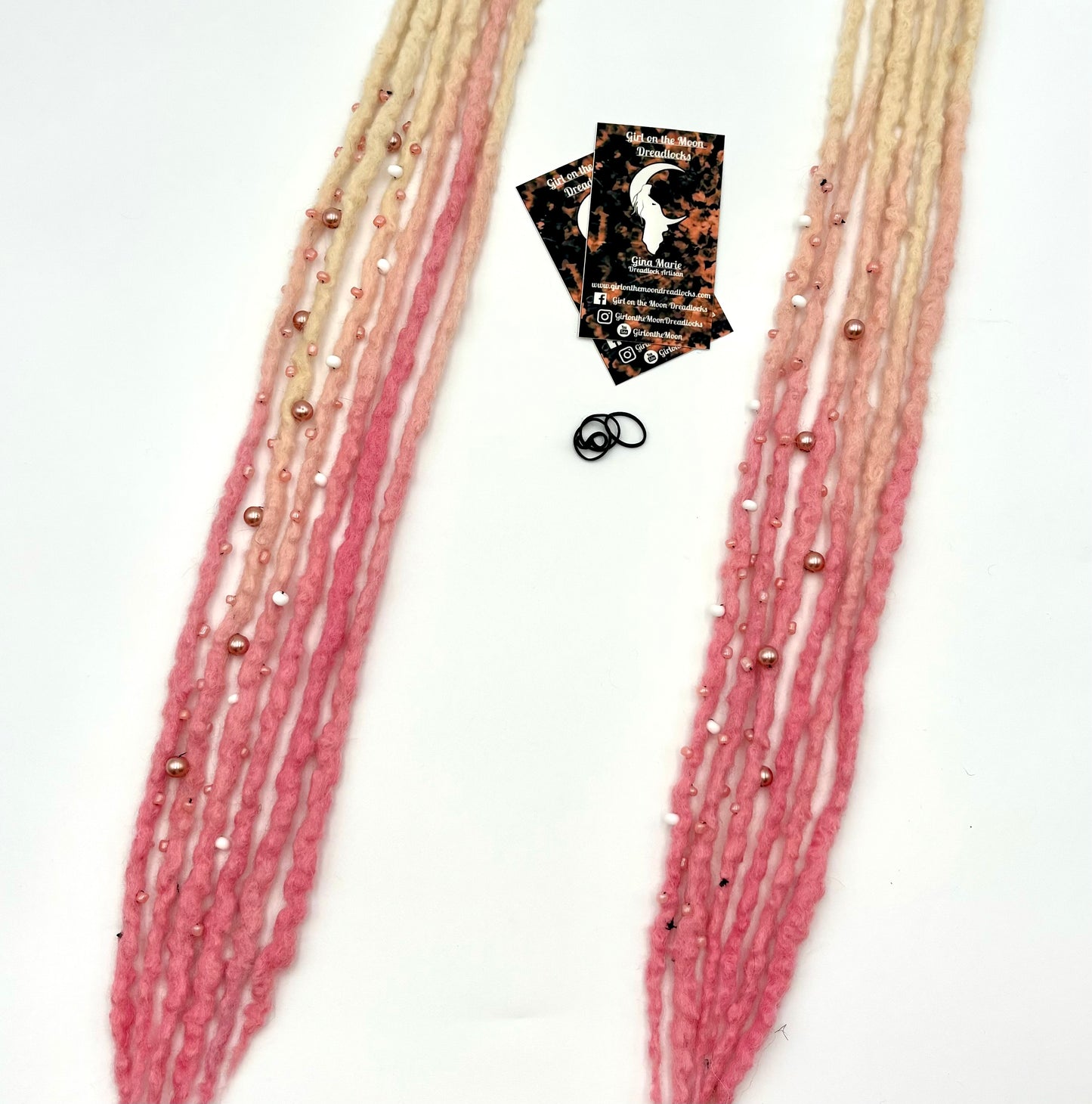 Valentines 2025 Bubble Locs - Blonde/Pink