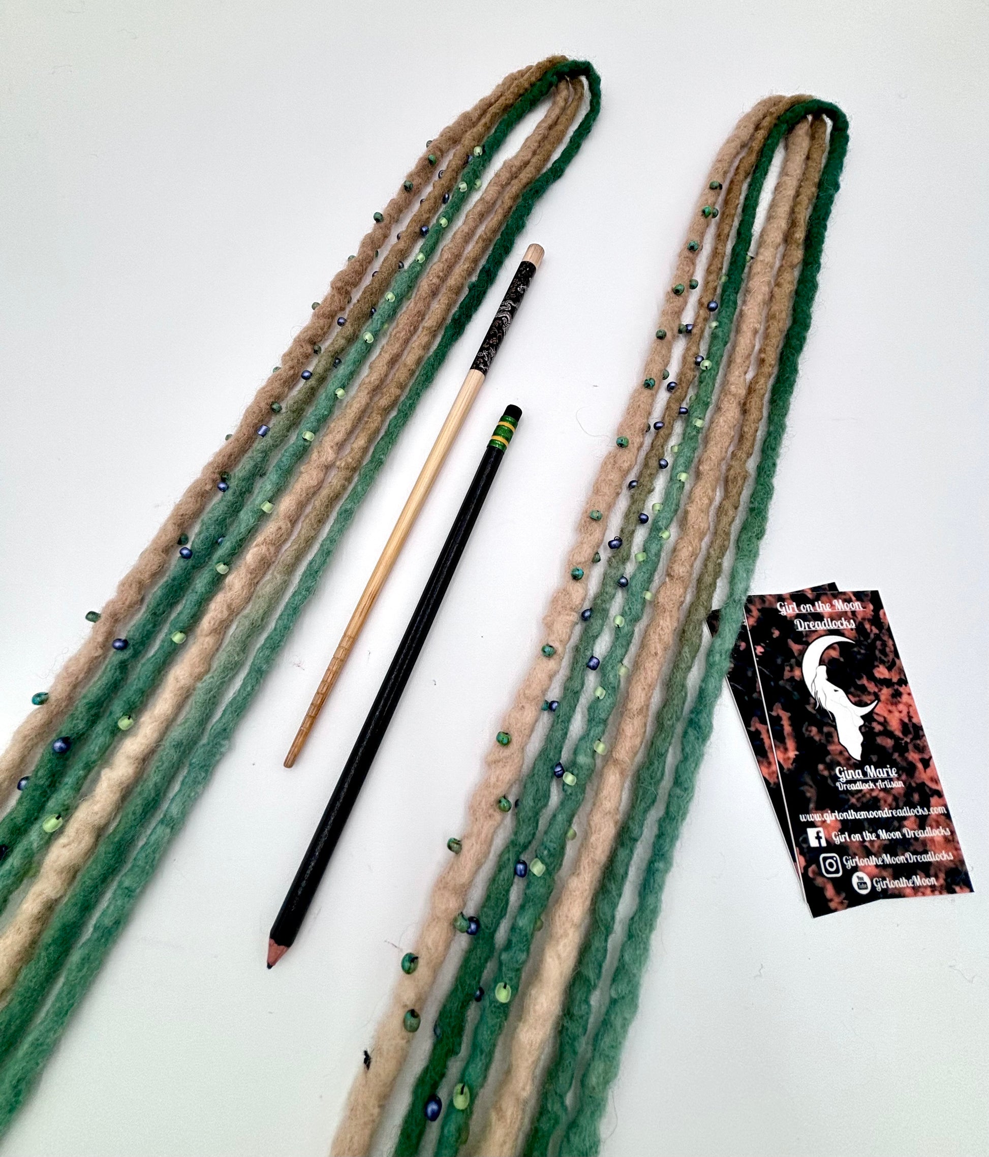 Pisces Bubble Locs - Girl On The Moon Dreadlocks