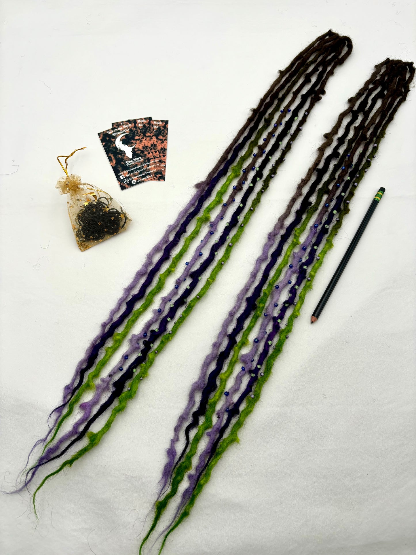 Spooky Szn - Bubble locs - Girl On The Moon Dreadlocks