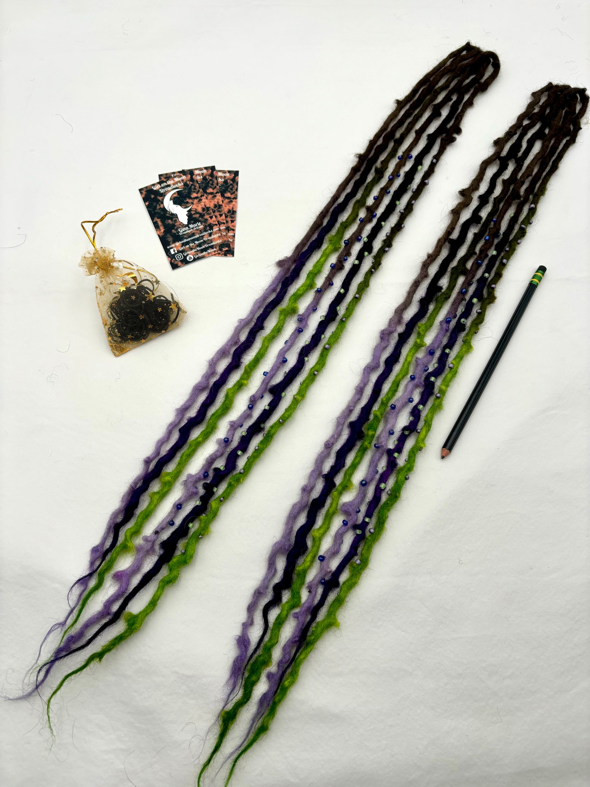 Spooky Szn - Bubble locs - Girl On The Moon Dreadlocks