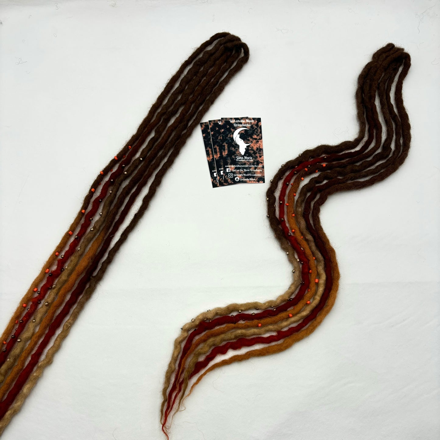 Pumpkin Patch - Bubble Locs - Girl On The Moon Dreadlocks