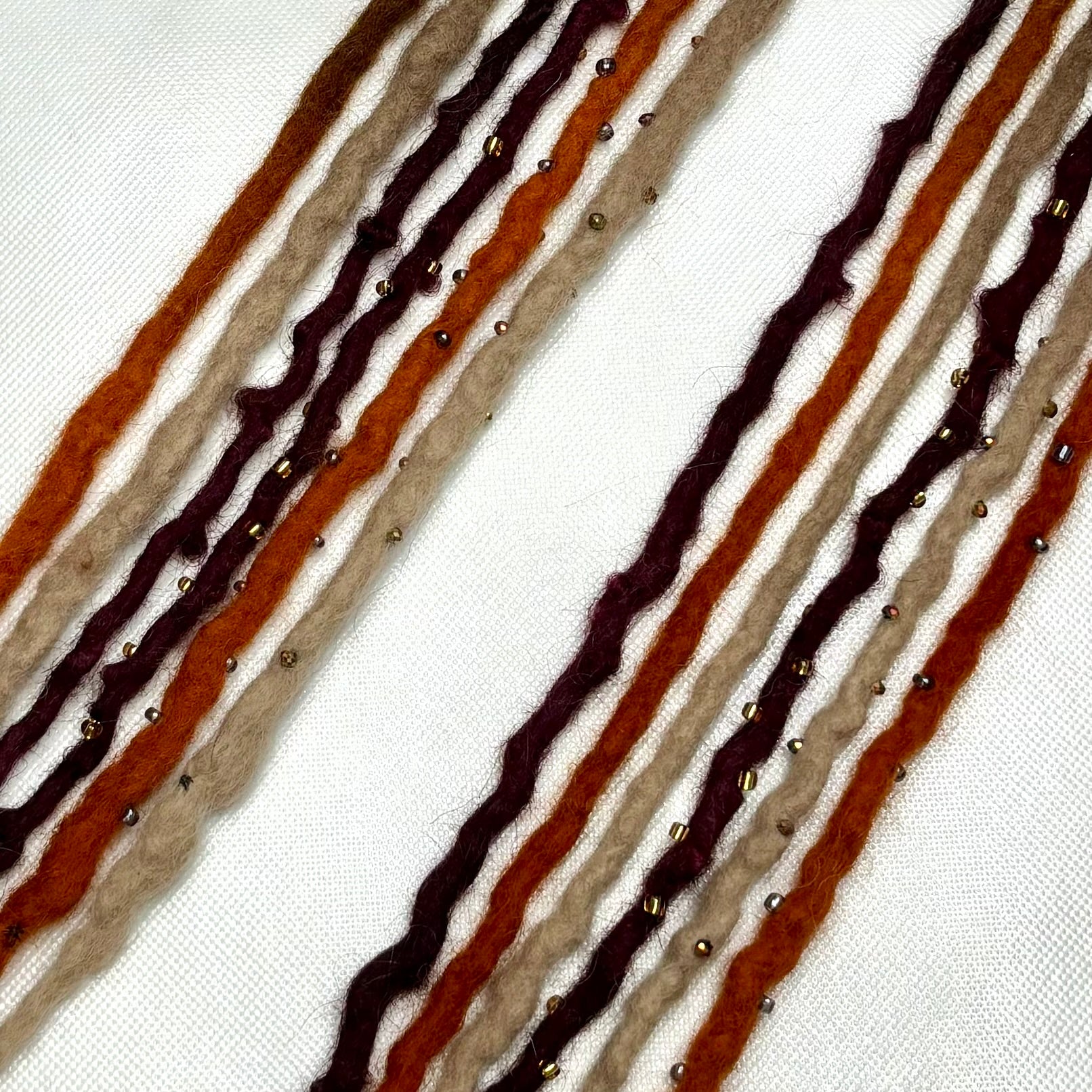 Warm Campfire - Bubble Locs - Girl On The Moon Dreadlocks