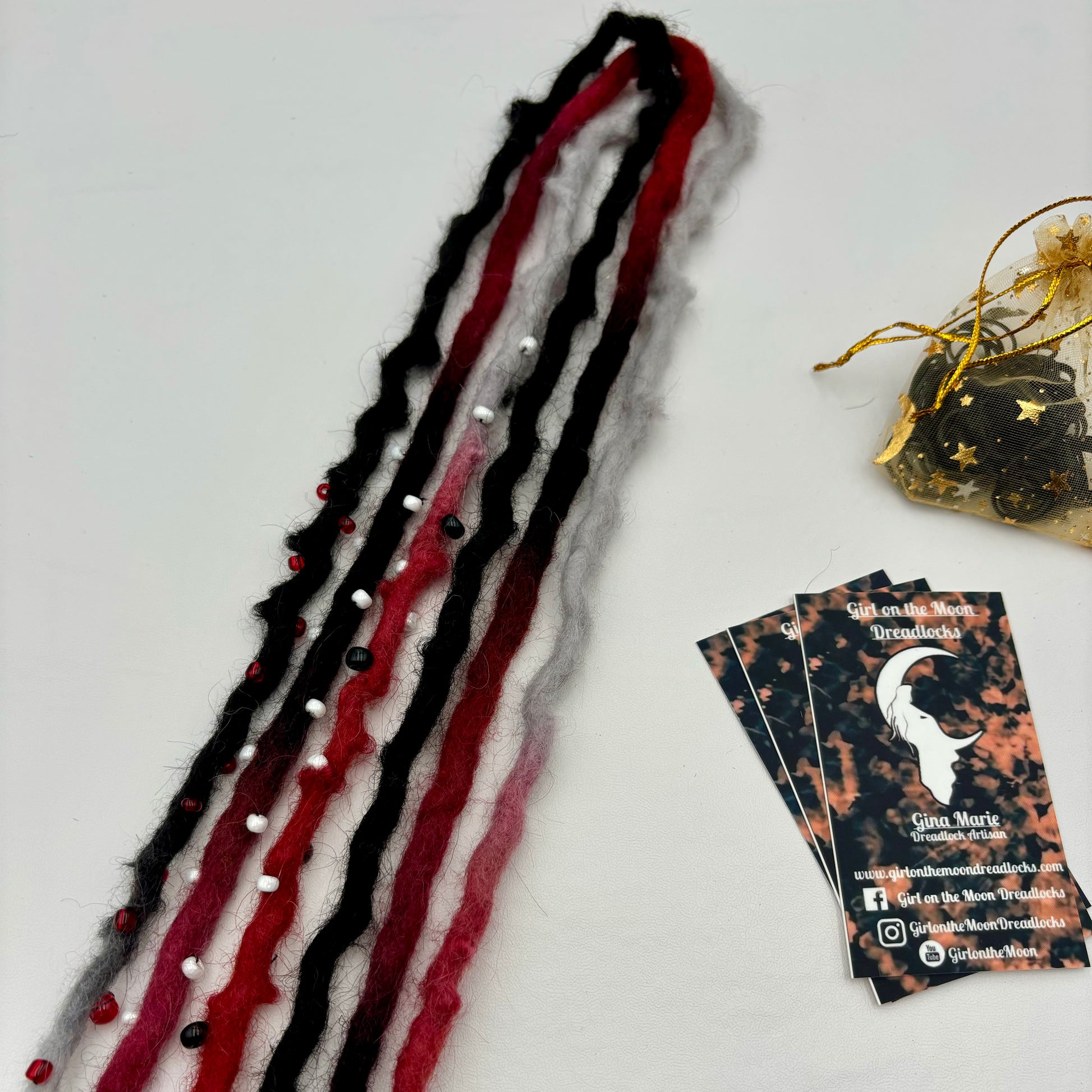 Harleen Quinzel - Bubble Locs - Girl On The Moon Dreadlocks