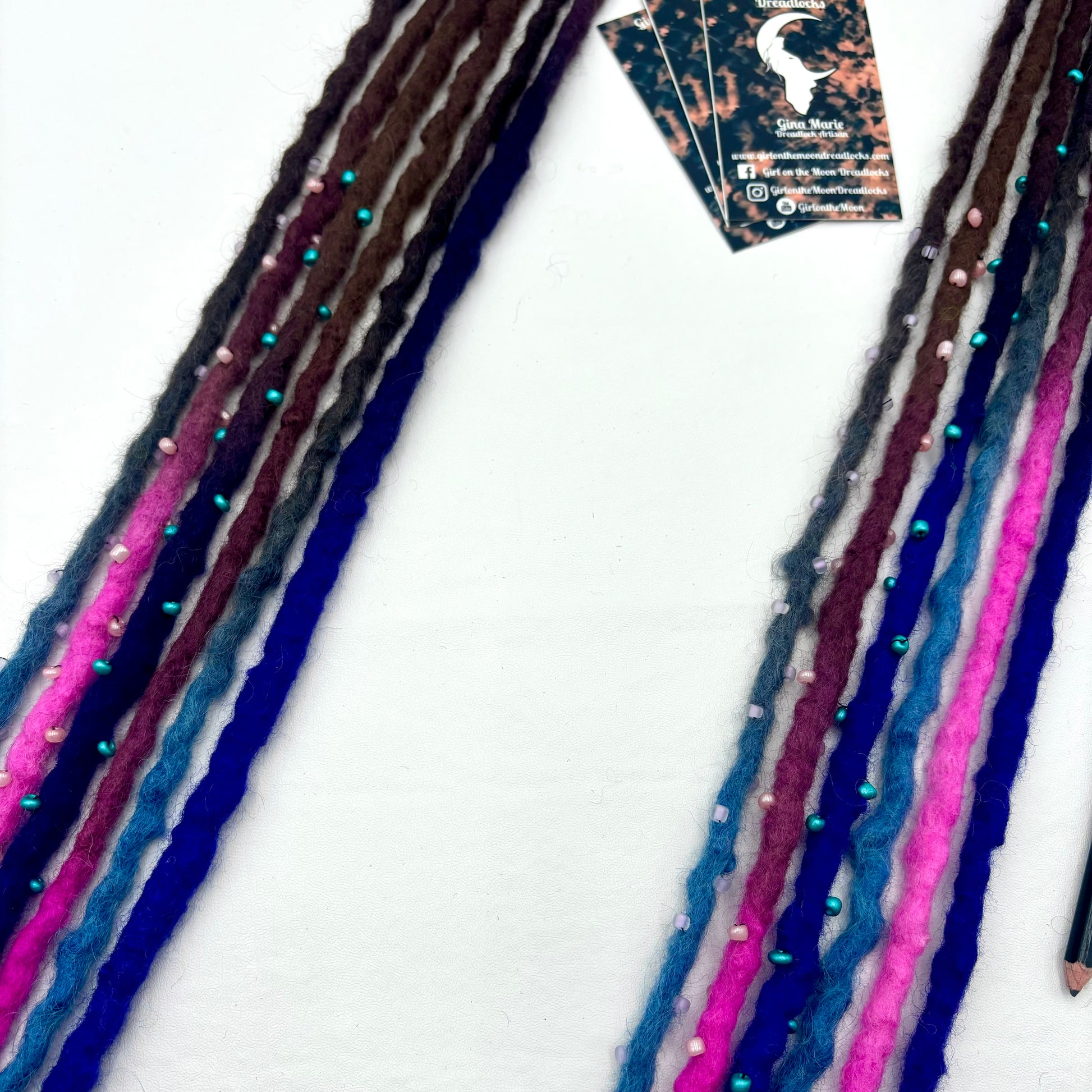 Halloween Night - Bubble Locs - Girl On The Moon Dreadlocks