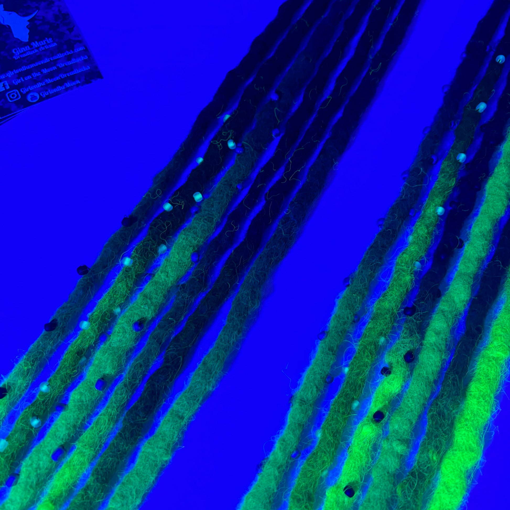 Toxic Waste - Bubble Locs - Girl On The Moon Dreadlocks