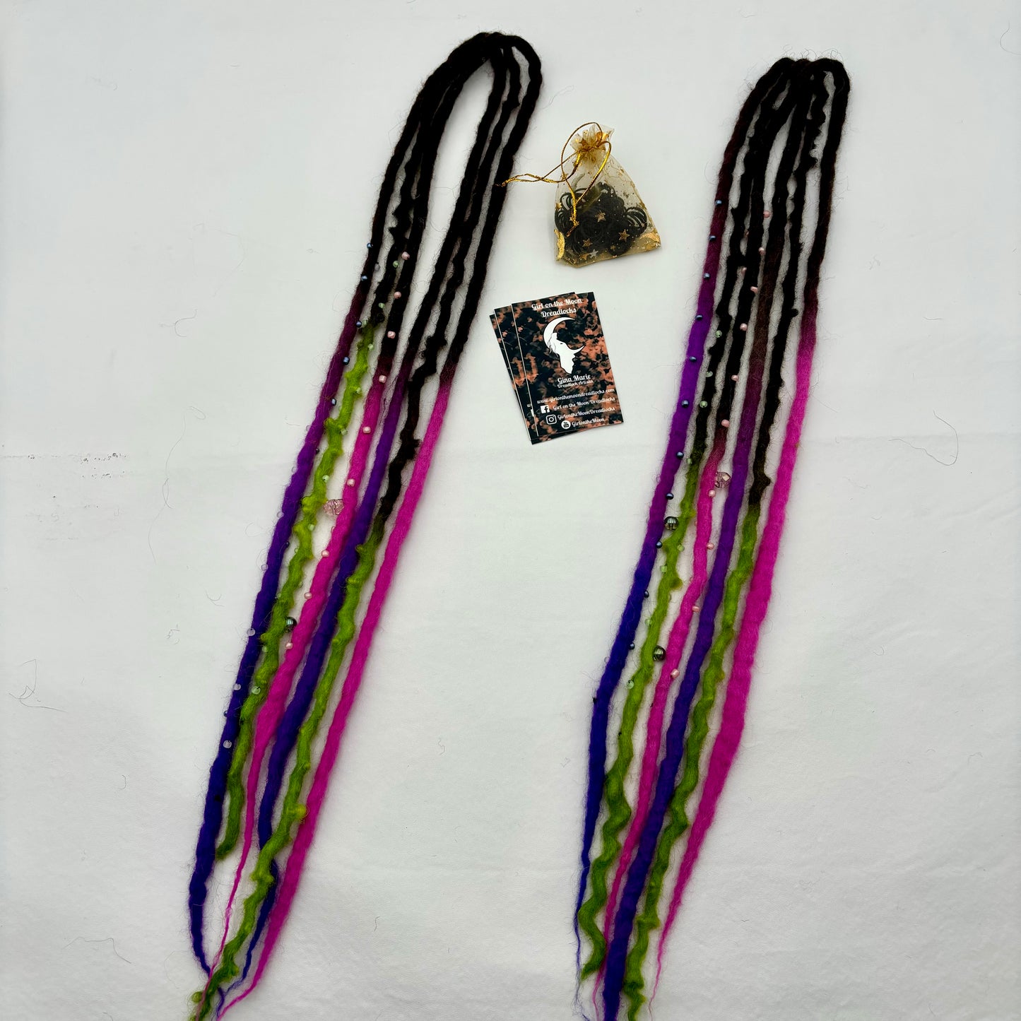 Trick-or-Treat - Bubble Locs - Girl On The Moon Dreadlocks