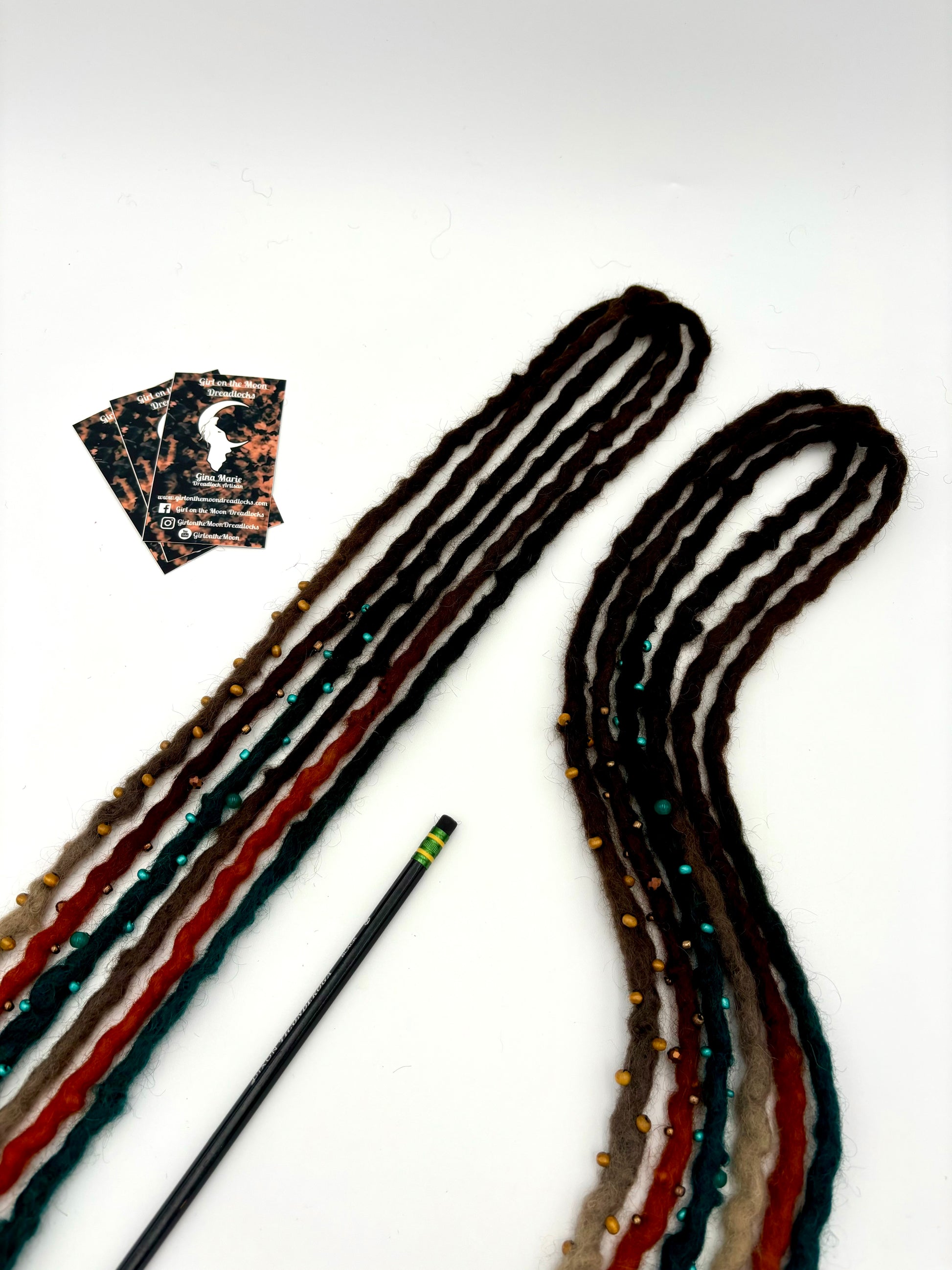 Harvest Moon - Bubble Locs - Girl On The Moon Dreadlocks