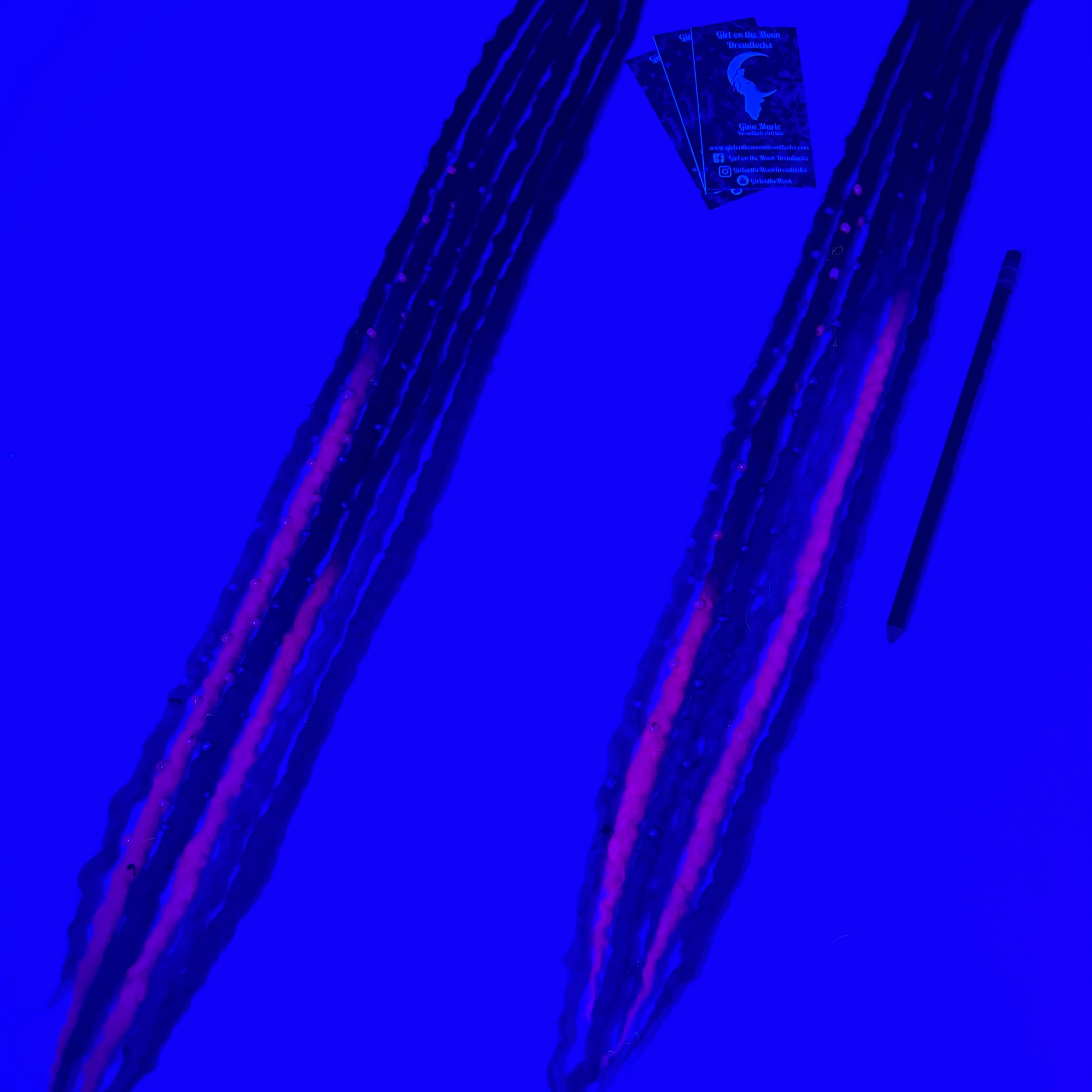 Halloween Night - Bubble Locs - Girl On The Moon Dreadlocks