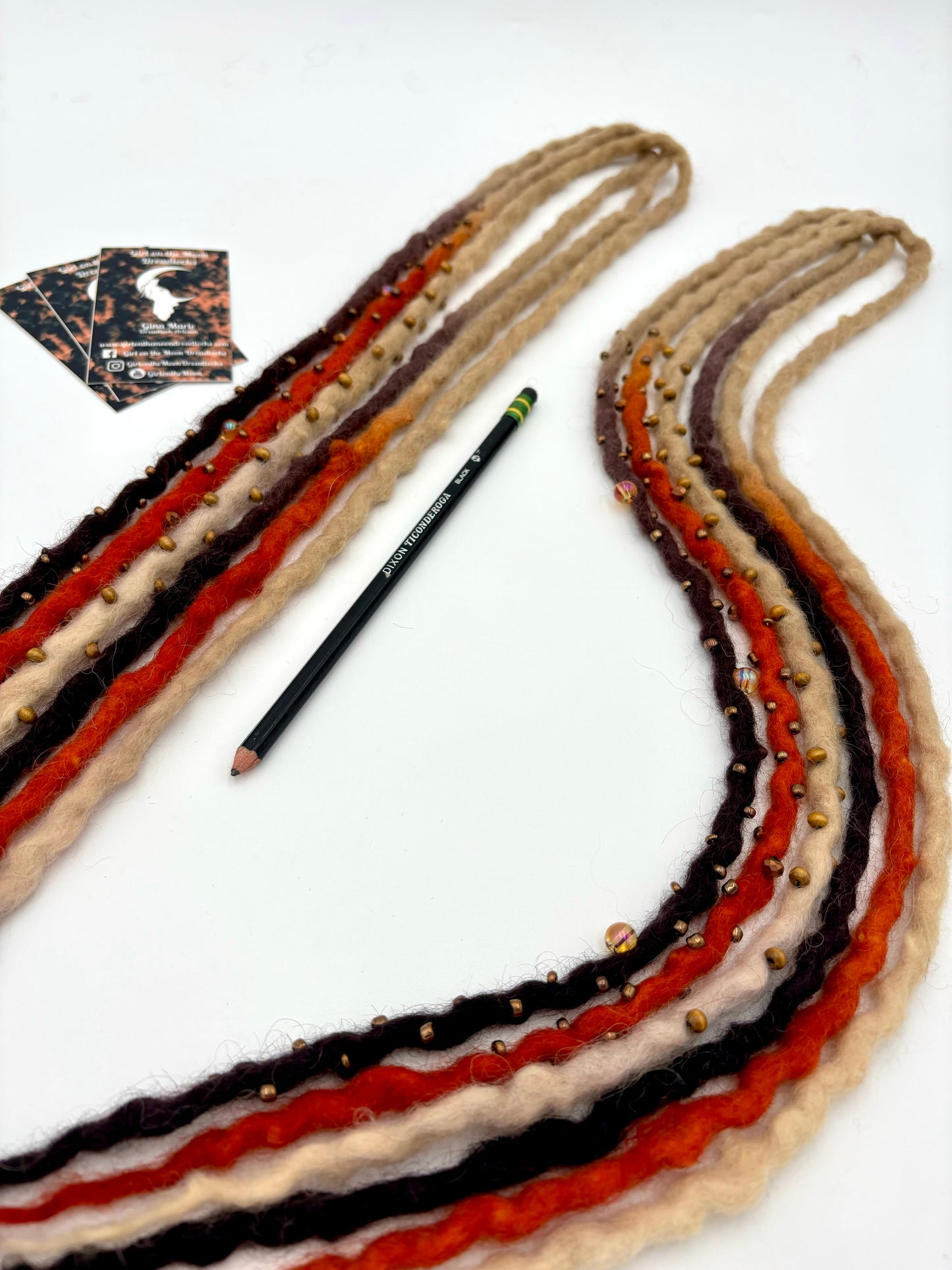 Autumn Breeze - Bubble Locs - Girl On The Moon Dreadlocks