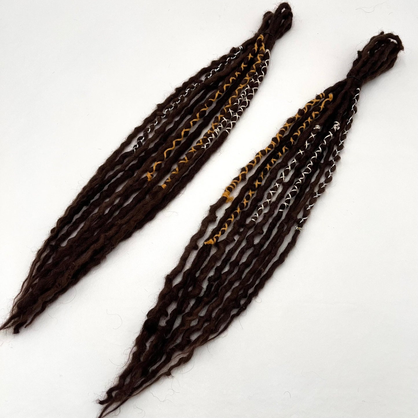 Mini Accent - Medium/Dark Mixed Ash Brown - Girl On The Moon Dreadlocks