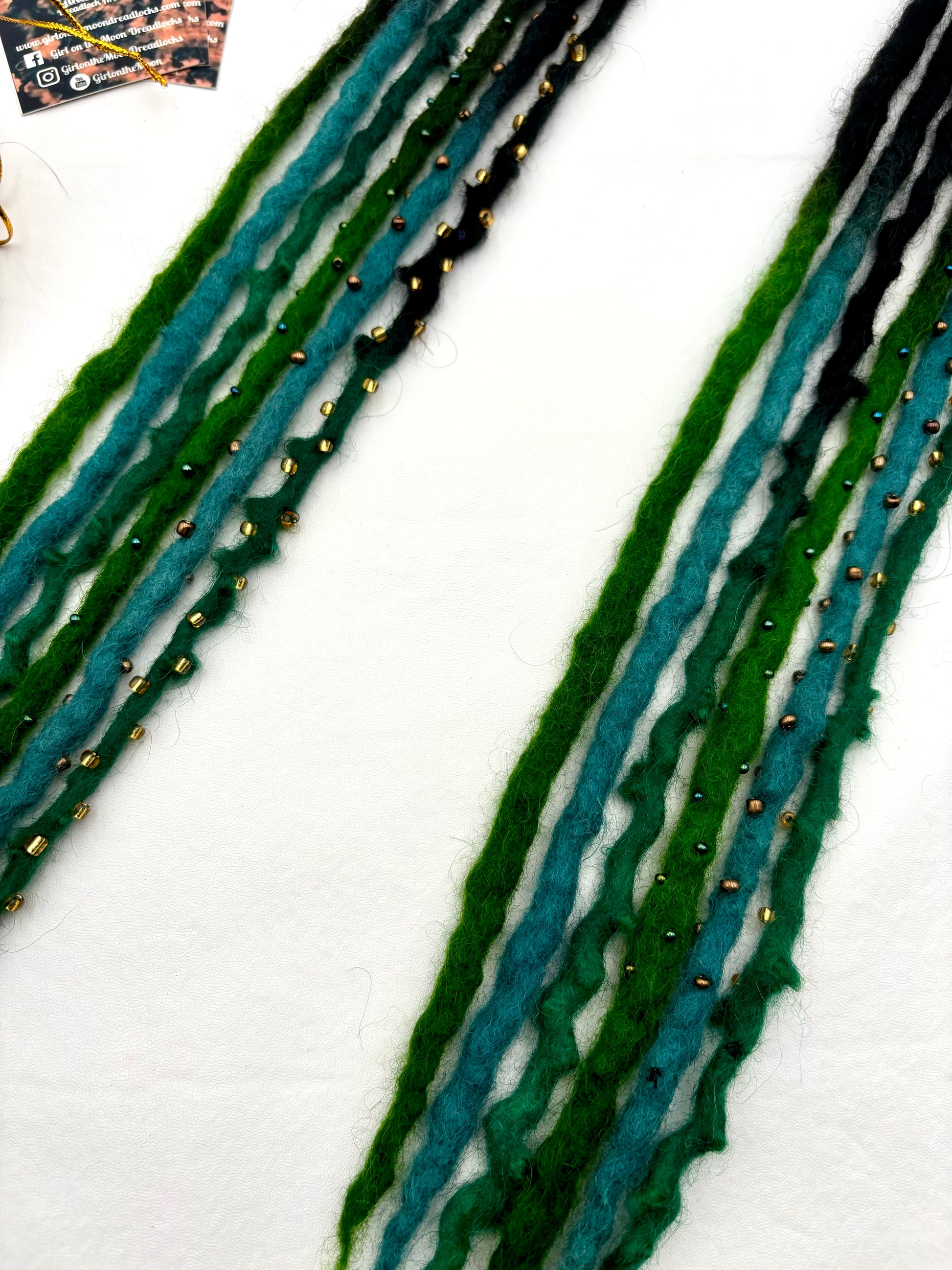Crocodile Tears - Bubble Locs - Girl On The Moon Dreadlocks