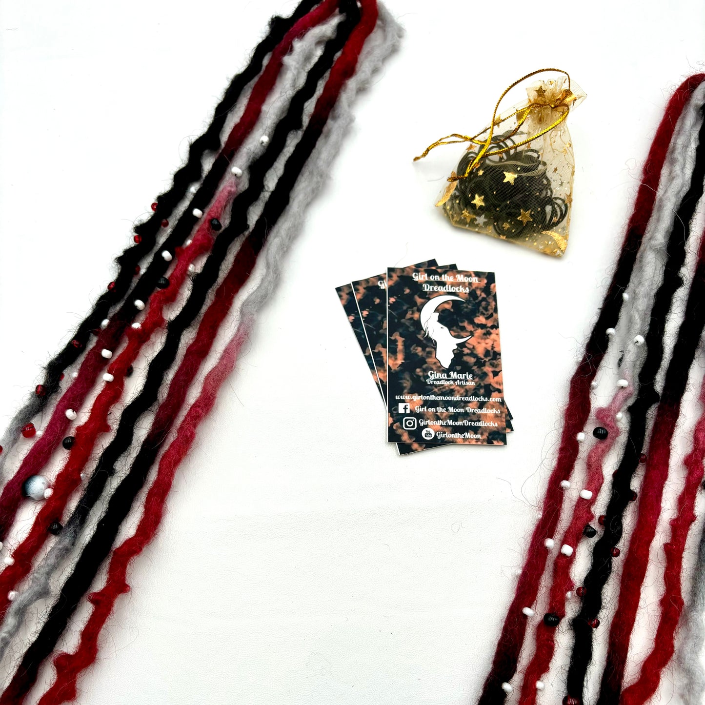 Harleen Quinzel - Bubble Locs - Girl On The Moon Dreadlocks