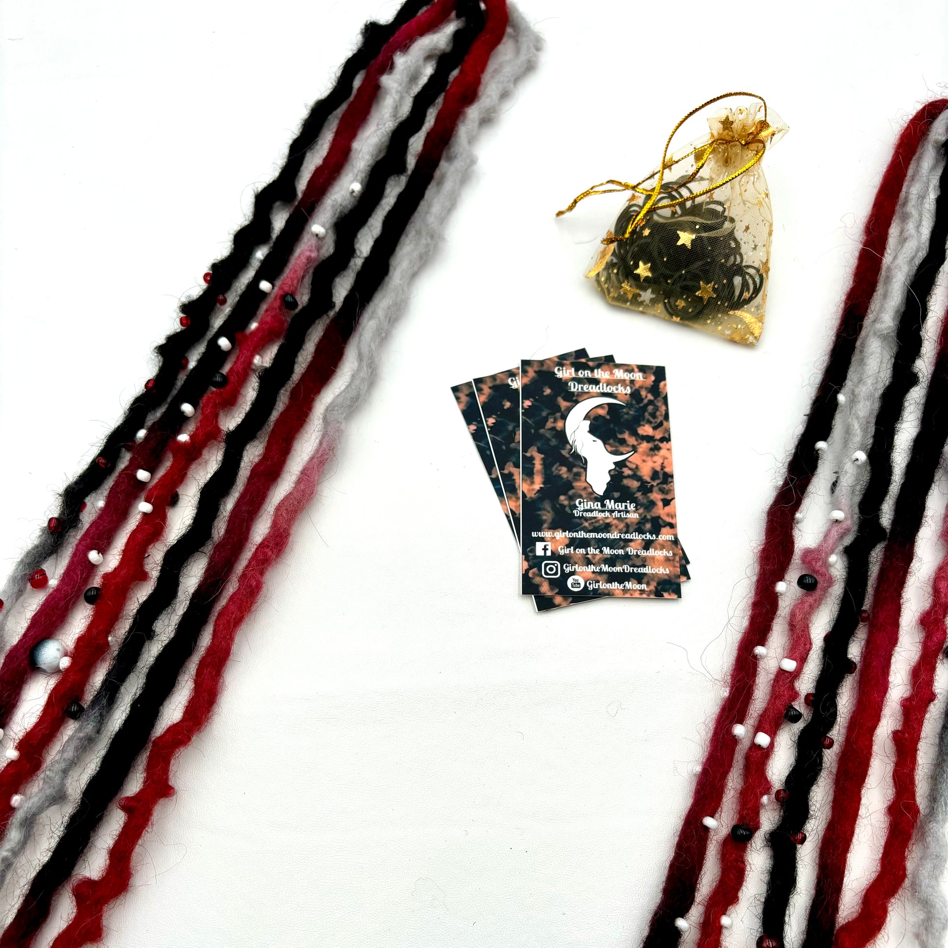 Harleen Quinzel - Bubble Locs - Girl On The Moon Dreadlocks