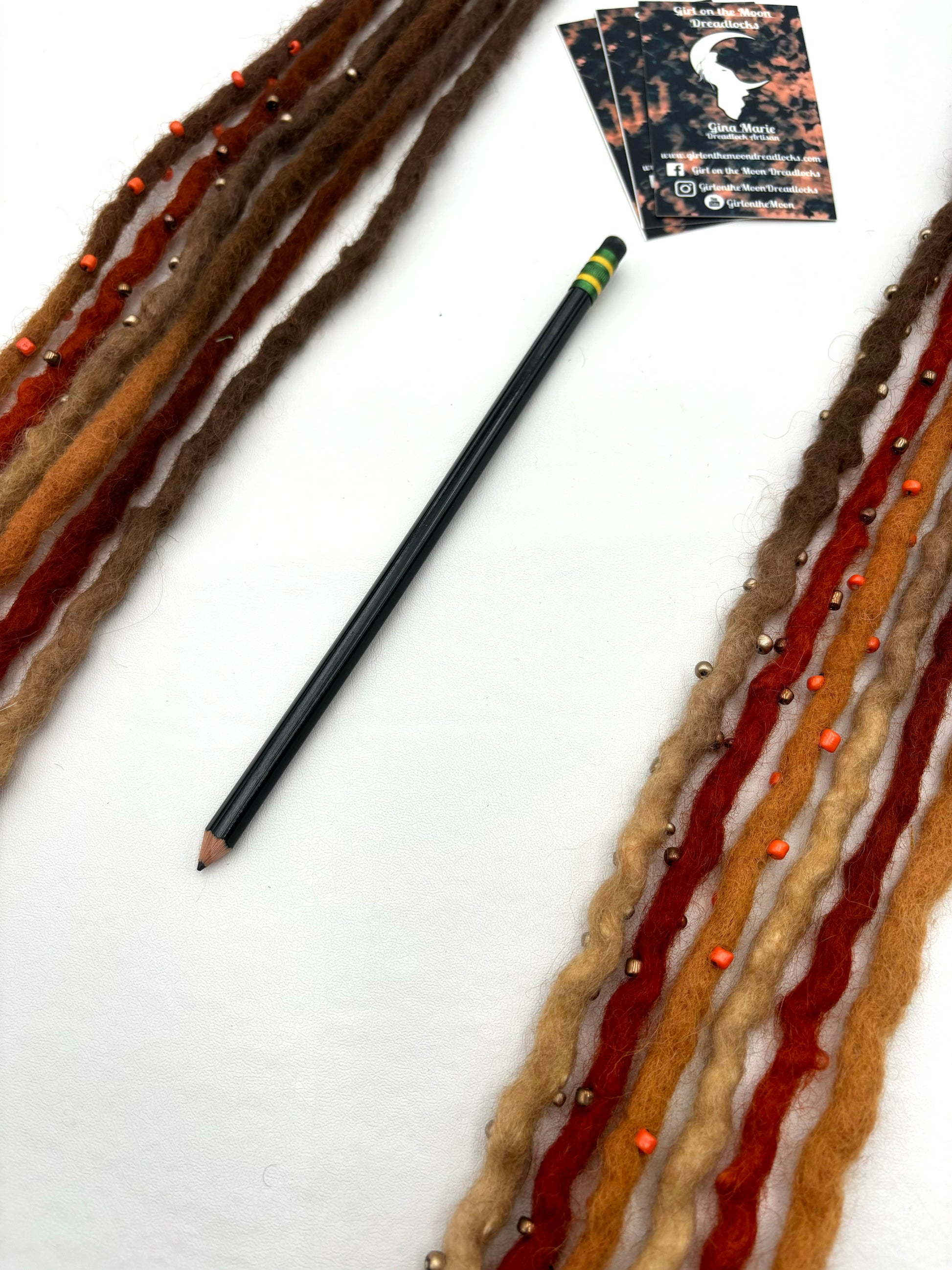 Pumpkin Patch - Bubble Locs - Girl On The Moon Dreadlocks