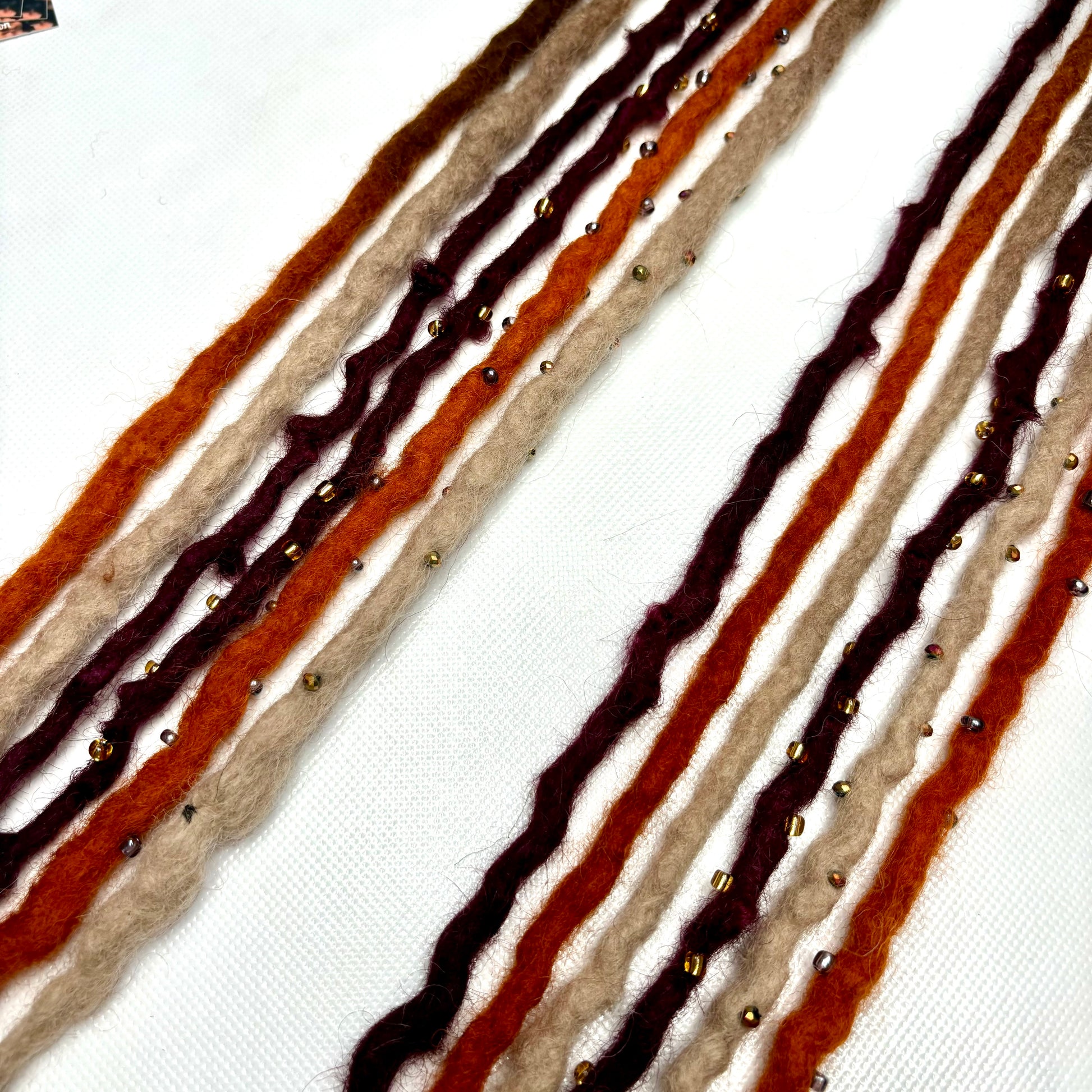 Warm Campfire - Bubble Locs - Girl On The Moon Dreadlocks