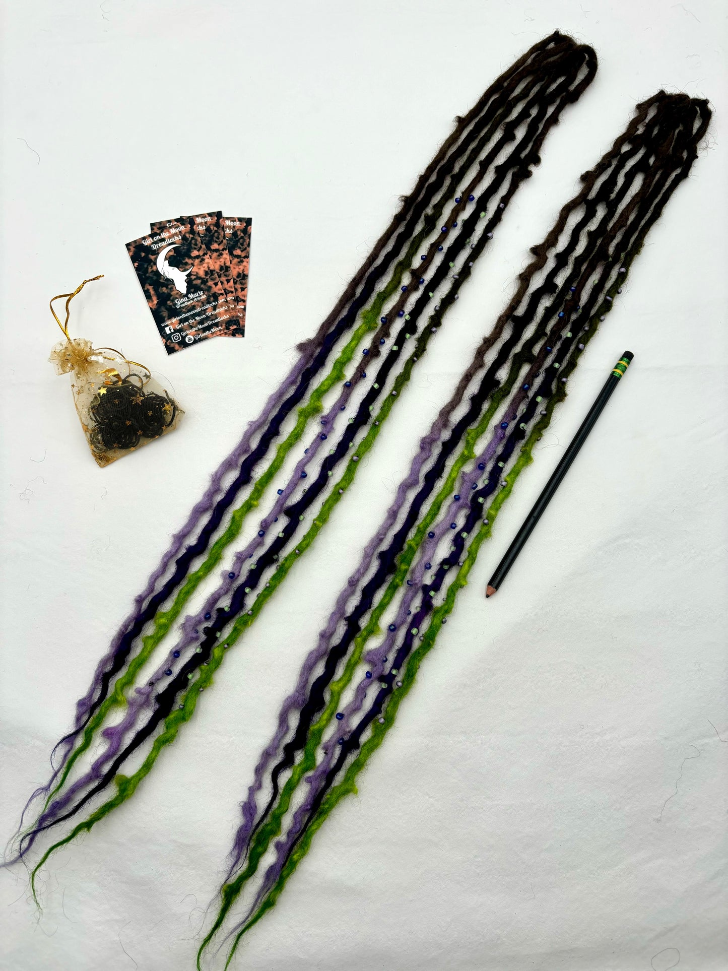 Spooky Szn - Bubble locs - Girl On The Moon Dreadlocks