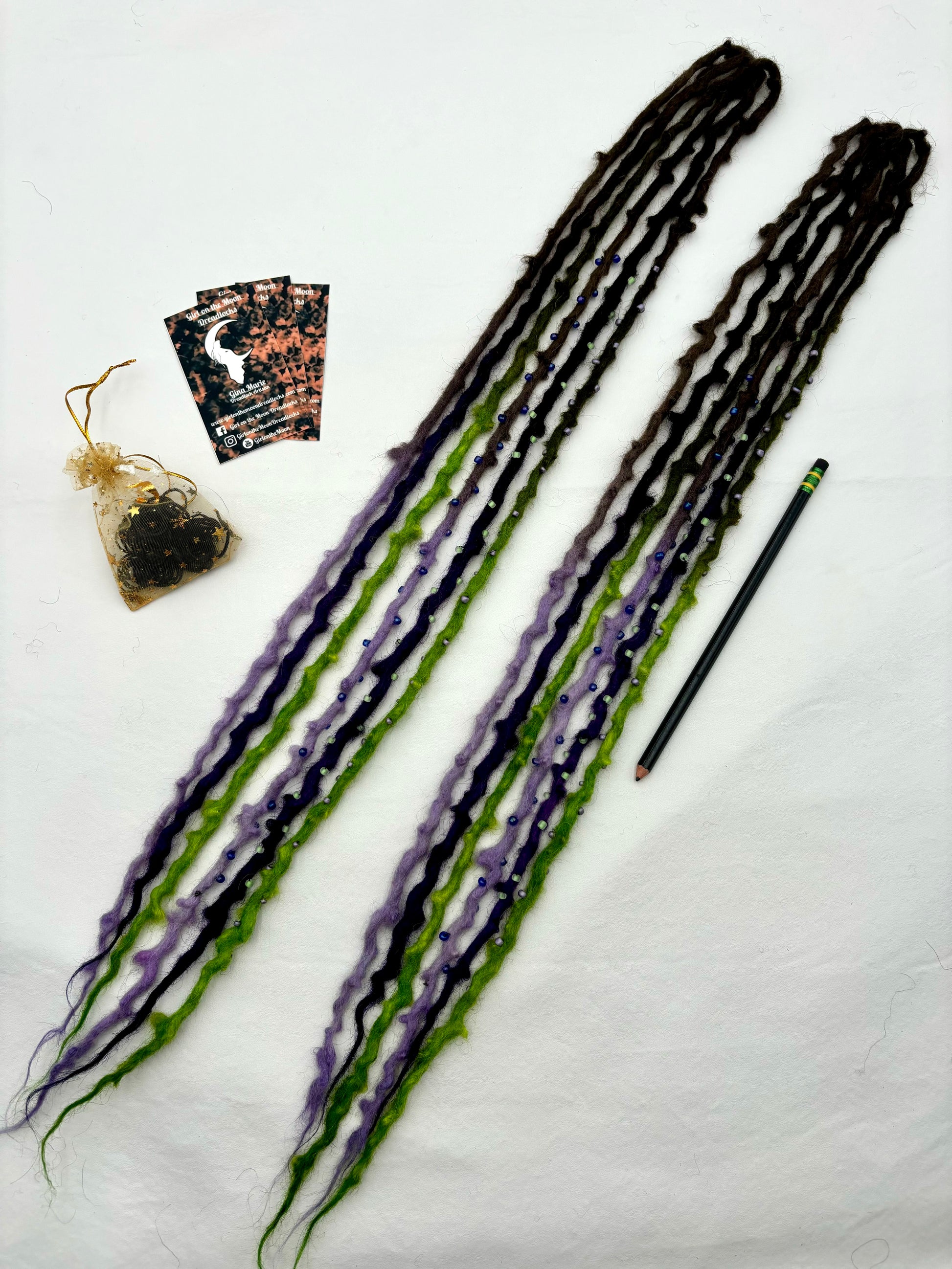 Spooky Szn - Bubble locs - Girl On The Moon Dreadlocks