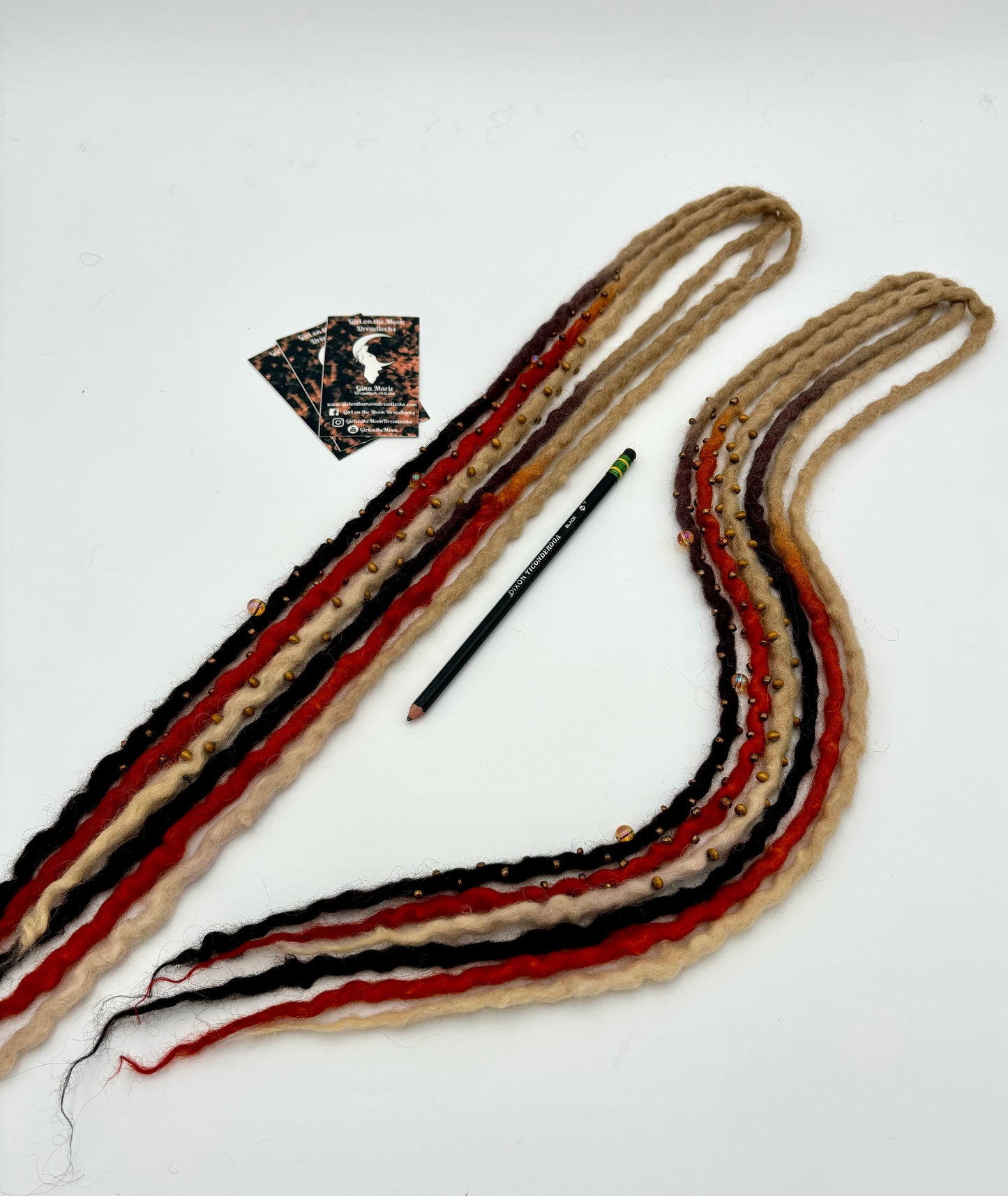 Autumn Breeze - Bubble Locs - Girl On The Moon Dreadlocks