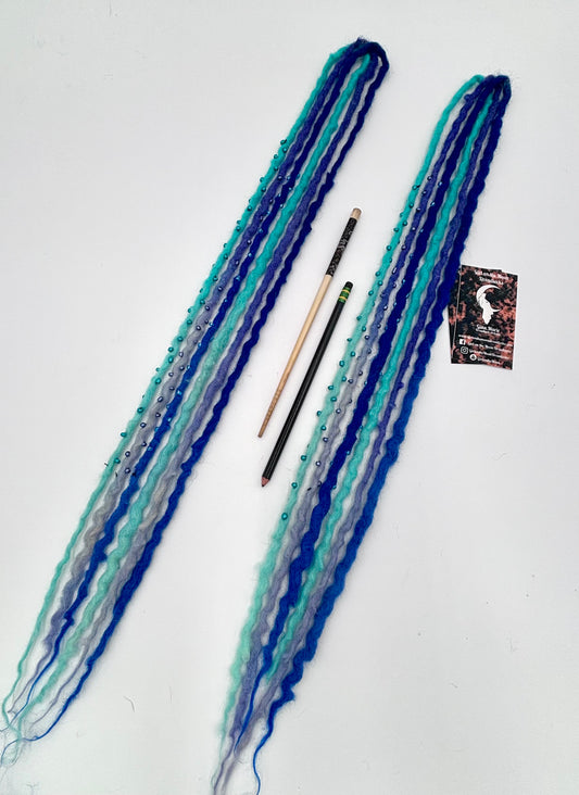 Aquarius Bubble Locs - Girl On The Moon Dreadlocks