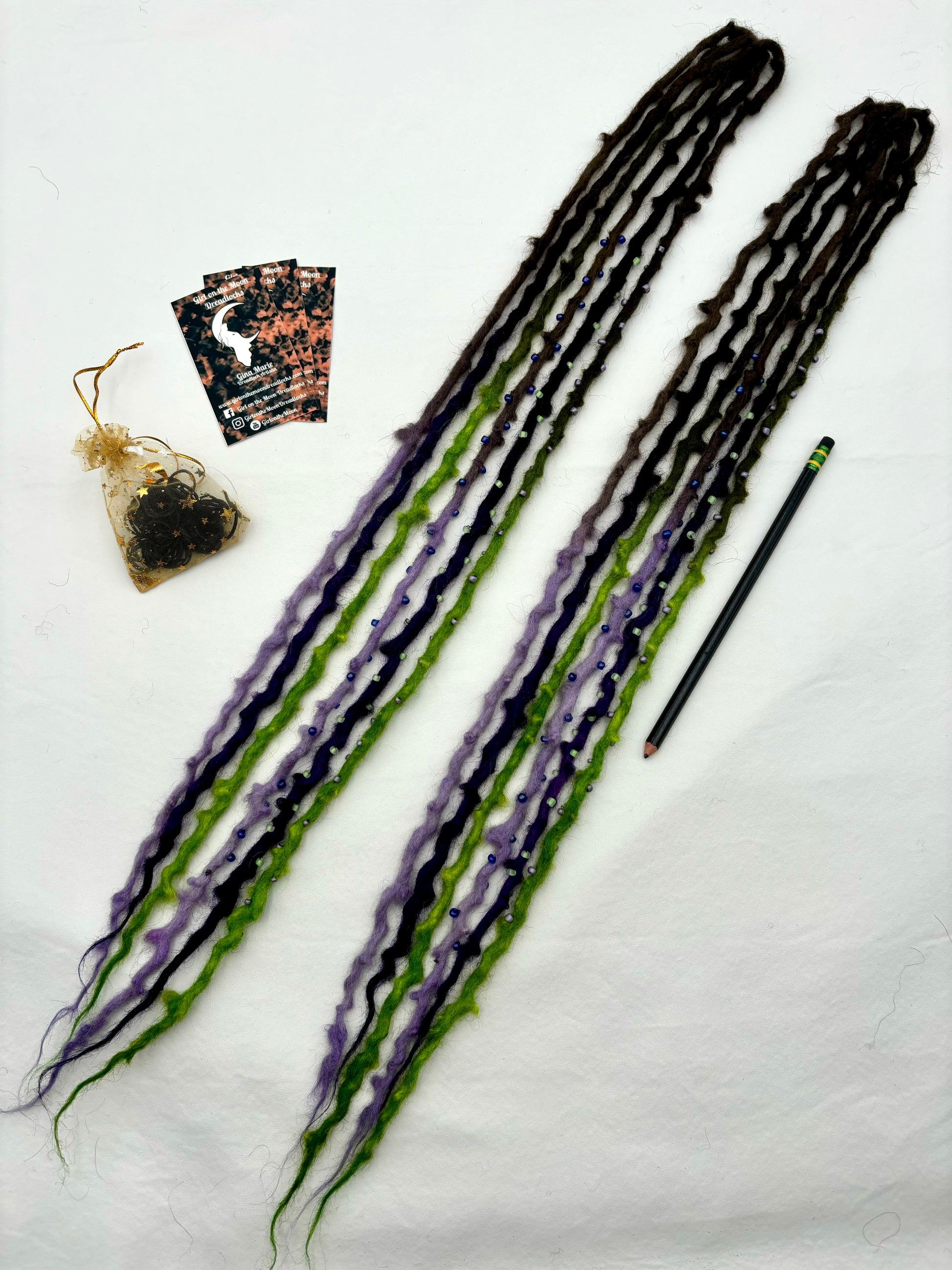 Spooky Szn - Bubble locs - Girl On The Moon Dreadlocks