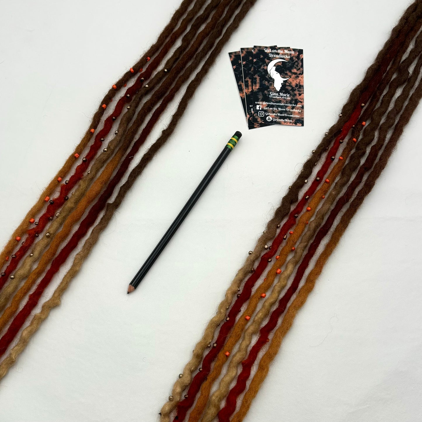 Pumpkin Patch - Bubble Locs - Girl On The Moon Dreadlocks