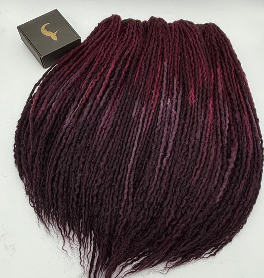 Auburn/Burgundy to Plum/Black