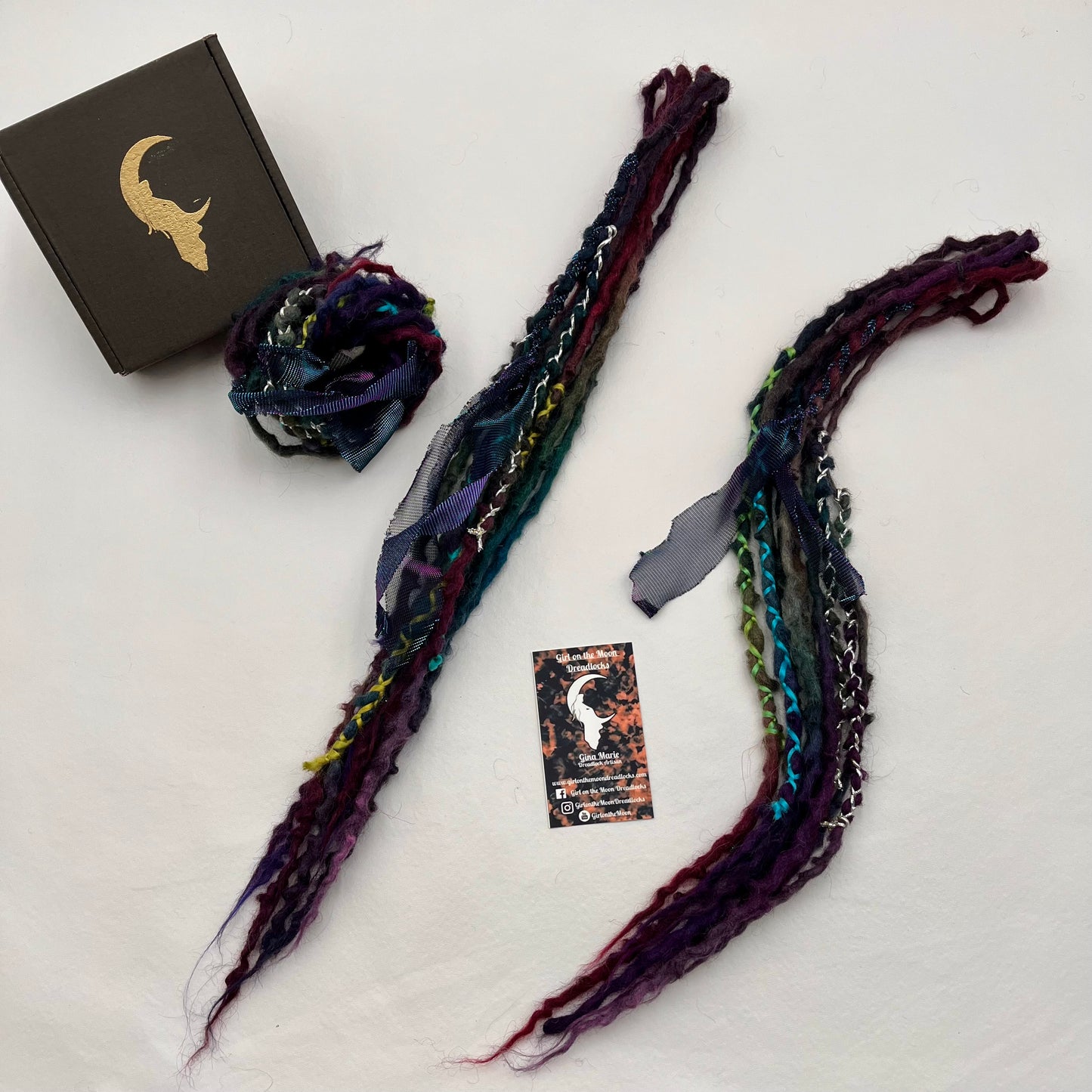 Mini Accent - Oil Slick - Girl On The Moon Dreadlocks