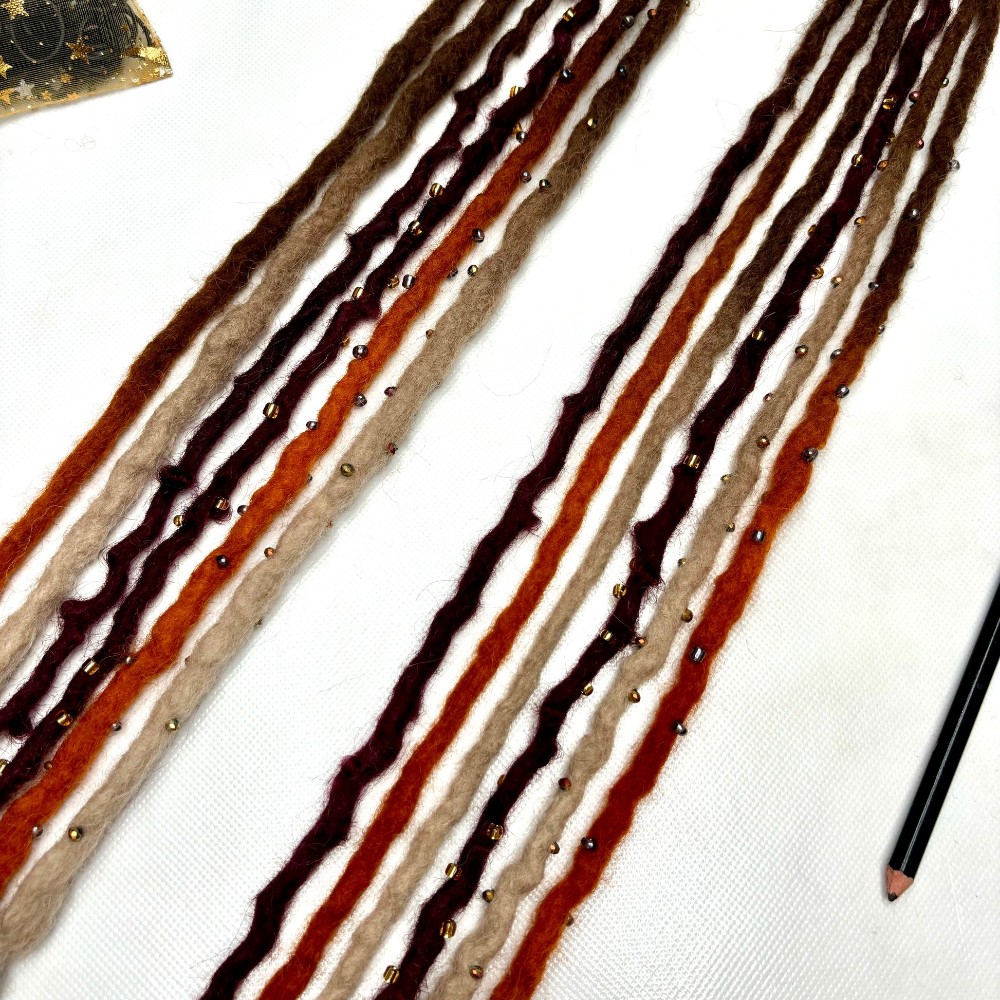 Warm Campfire - Bubble Locs - Girl On The Moon Dreadlocks