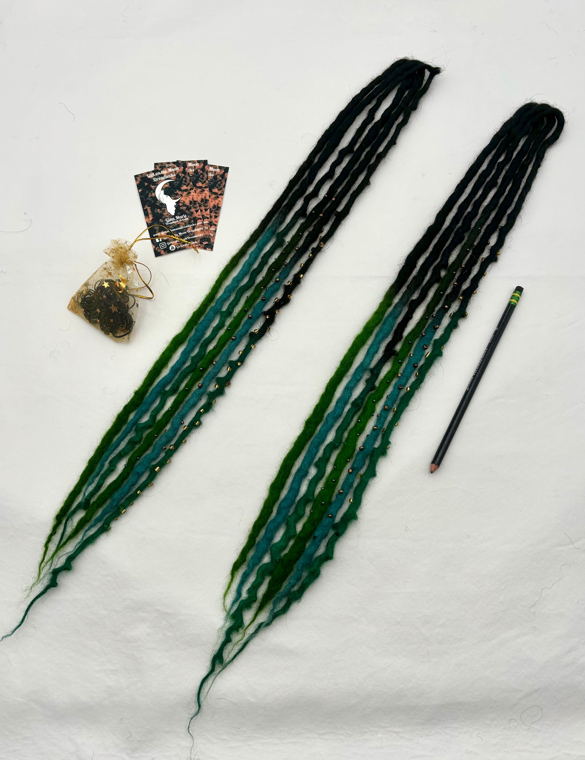 Crocodile Tears - Bubble Locs - Girl On The Moon Dreadlocks