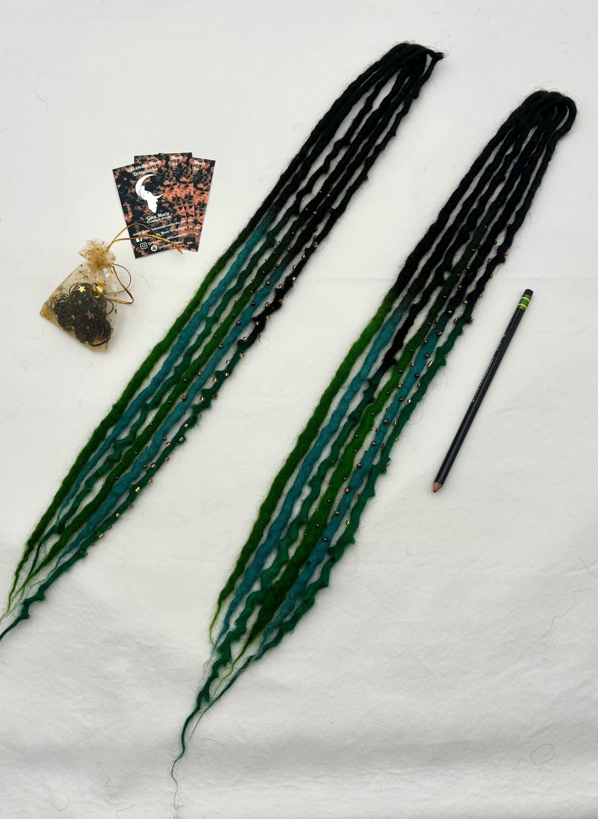 Crocodile Tears - Bubble Locs - Girl On The Moon Dreadlocks