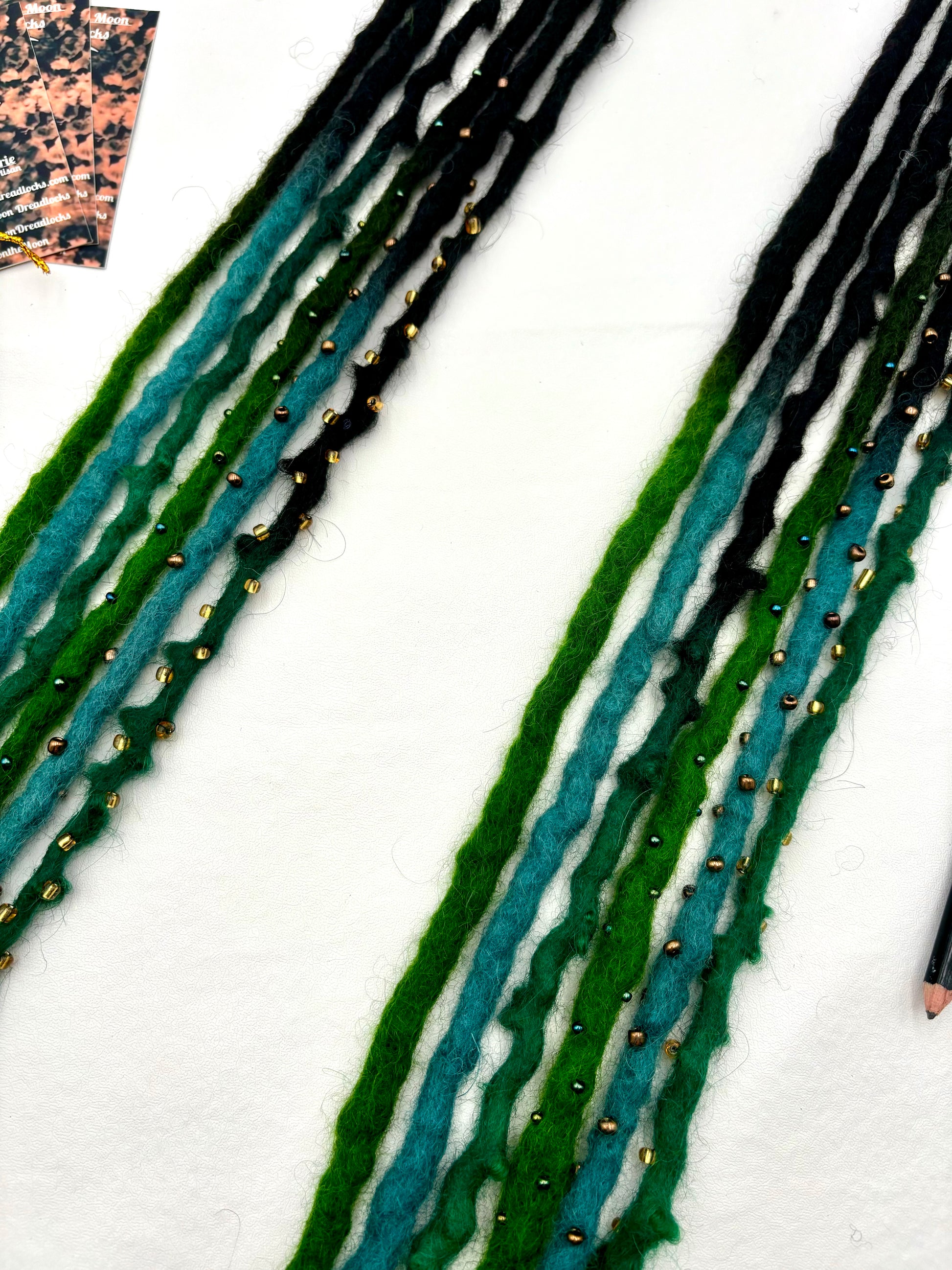 Crocodile Tears - Bubble Locs - Girl On The Moon Dreadlocks