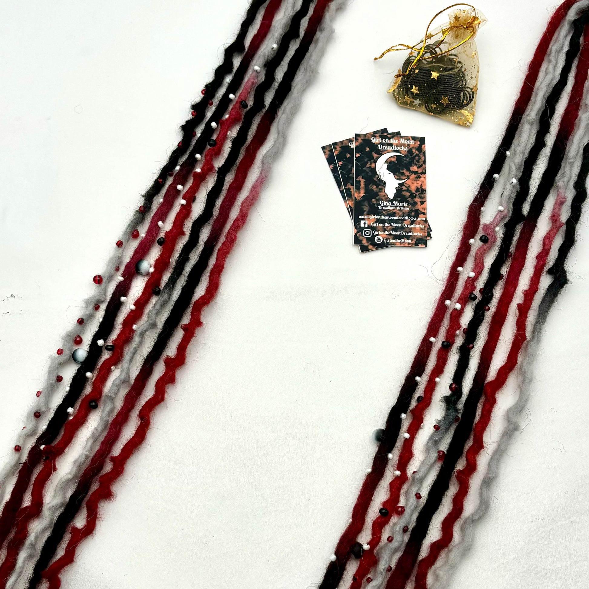 Harleen Quinzel - Bubble Locs - Girl On The Moon Dreadlocks