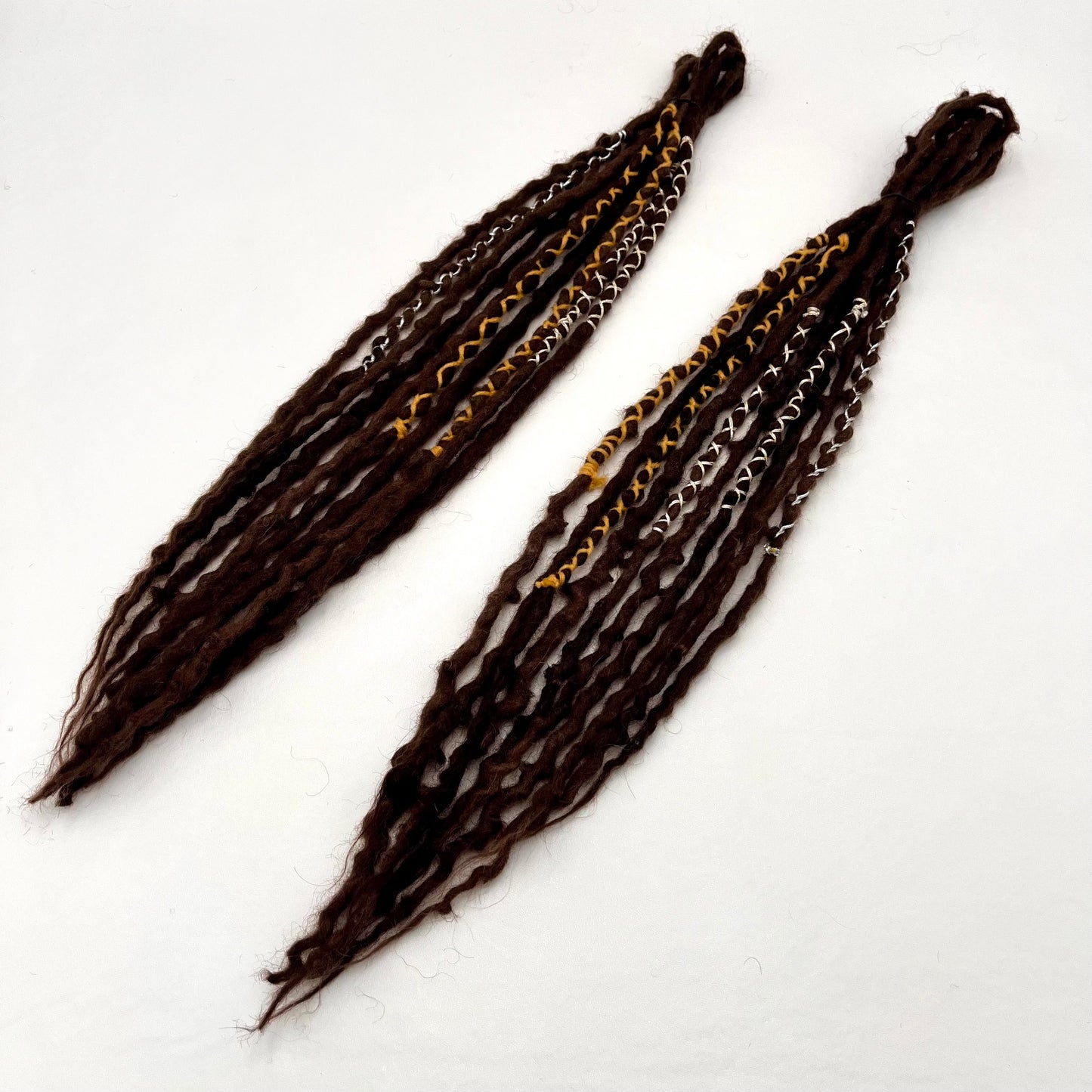Mini Accent - Medium/Dark Mixed Ash Brown - Girl On The Moon Dreadlocks