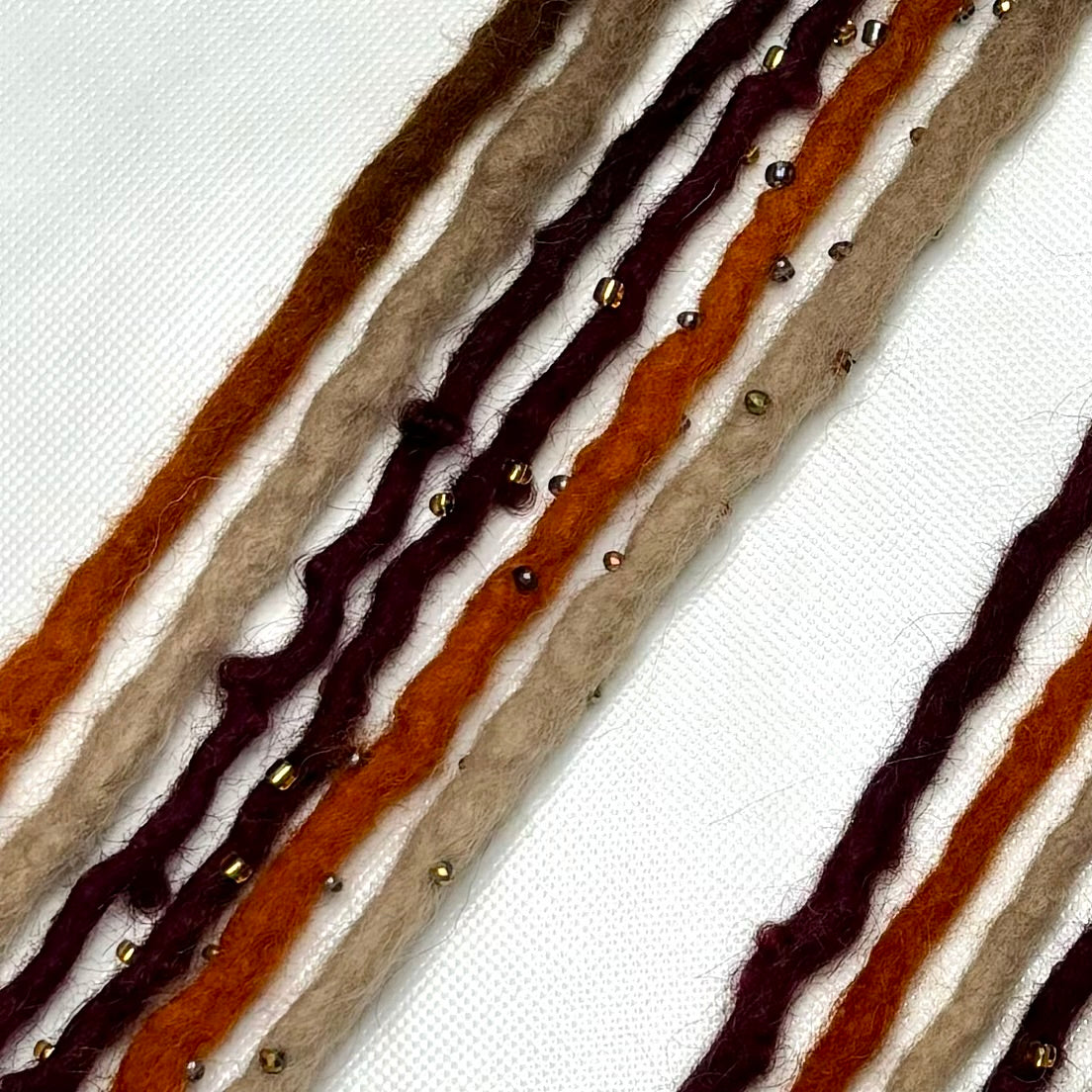 Warm Campfire - Bubble Locs - Girl On The Moon Dreadlocks