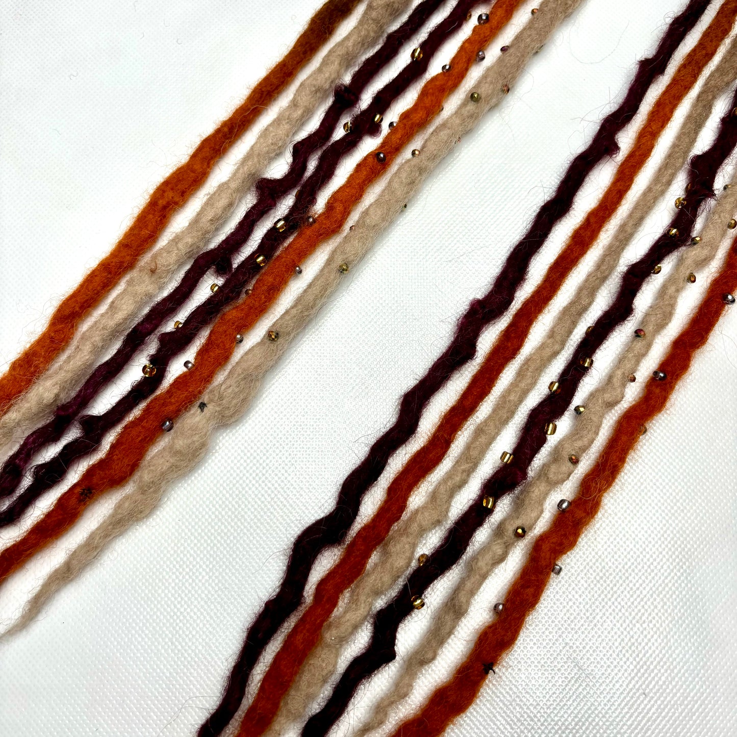 Warm Campfire - Bubble Locs - Girl On The Moon Dreadlocks