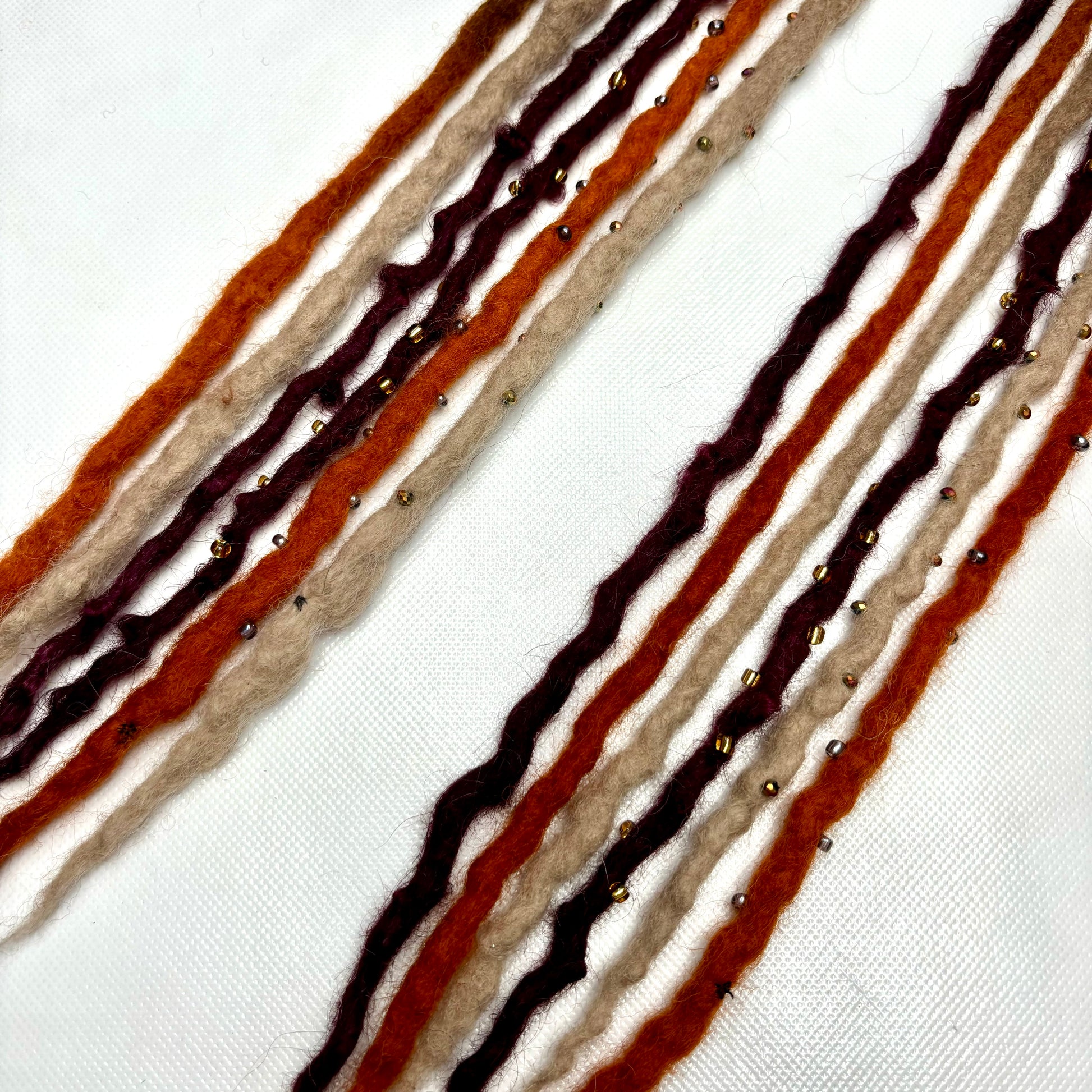 Warm Campfire - Bubble Locs - Girl On The Moon Dreadlocks