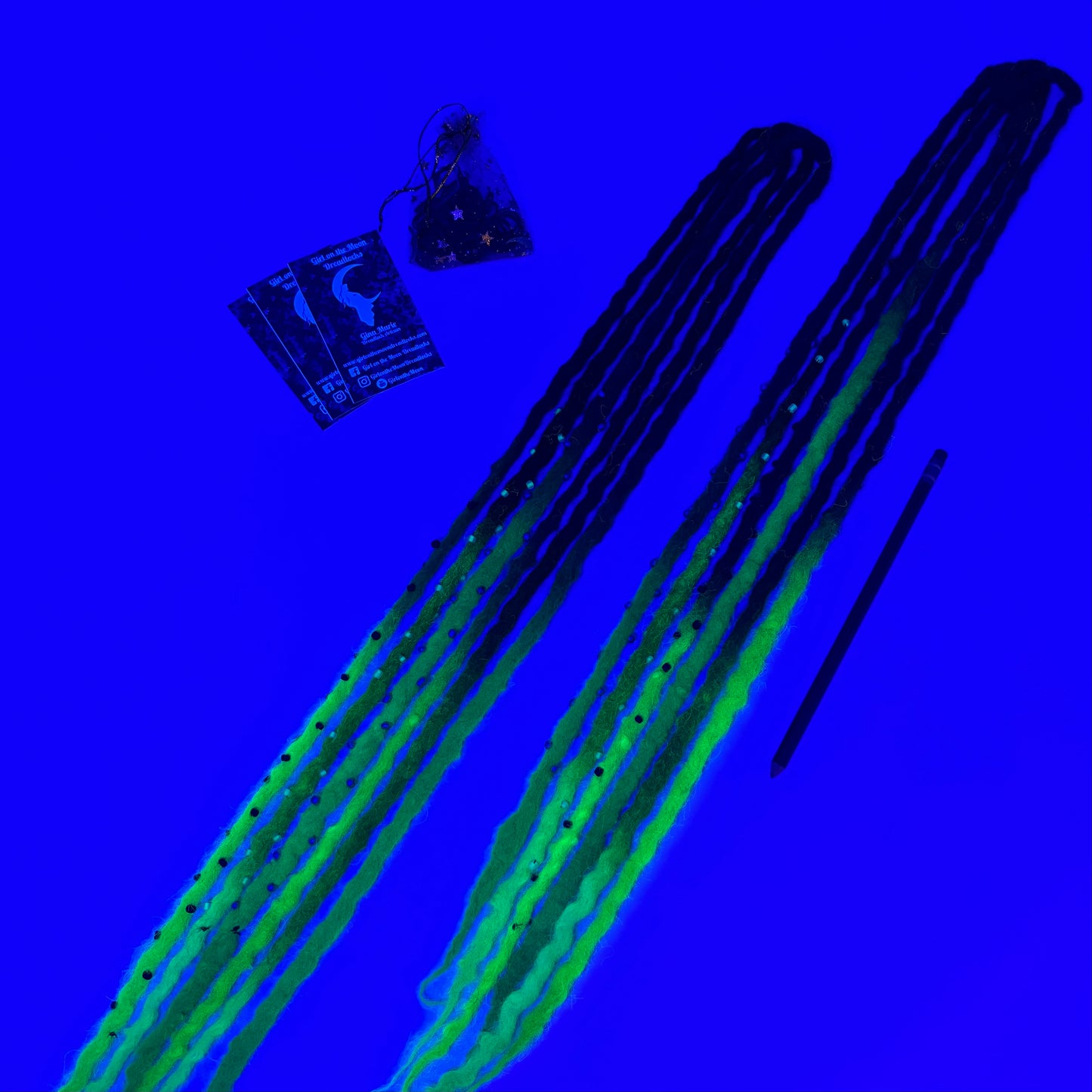 Toxic Waste - Bubble Locs - Girl On The Moon Dreadlocks