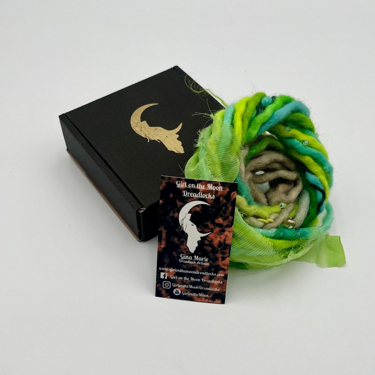 Lucky Clover Mini Accent ~ Early Spring Collection - Girl On The Moon Dreadlocks