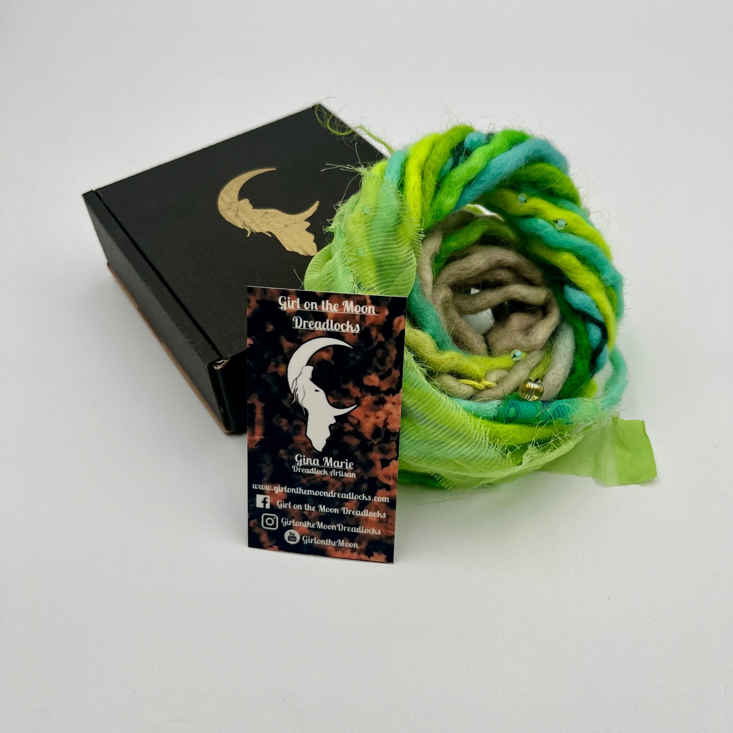 Lucky Clover Mini Accent ~ Early Spring Collection - Girl On The Moon Dreadlocks