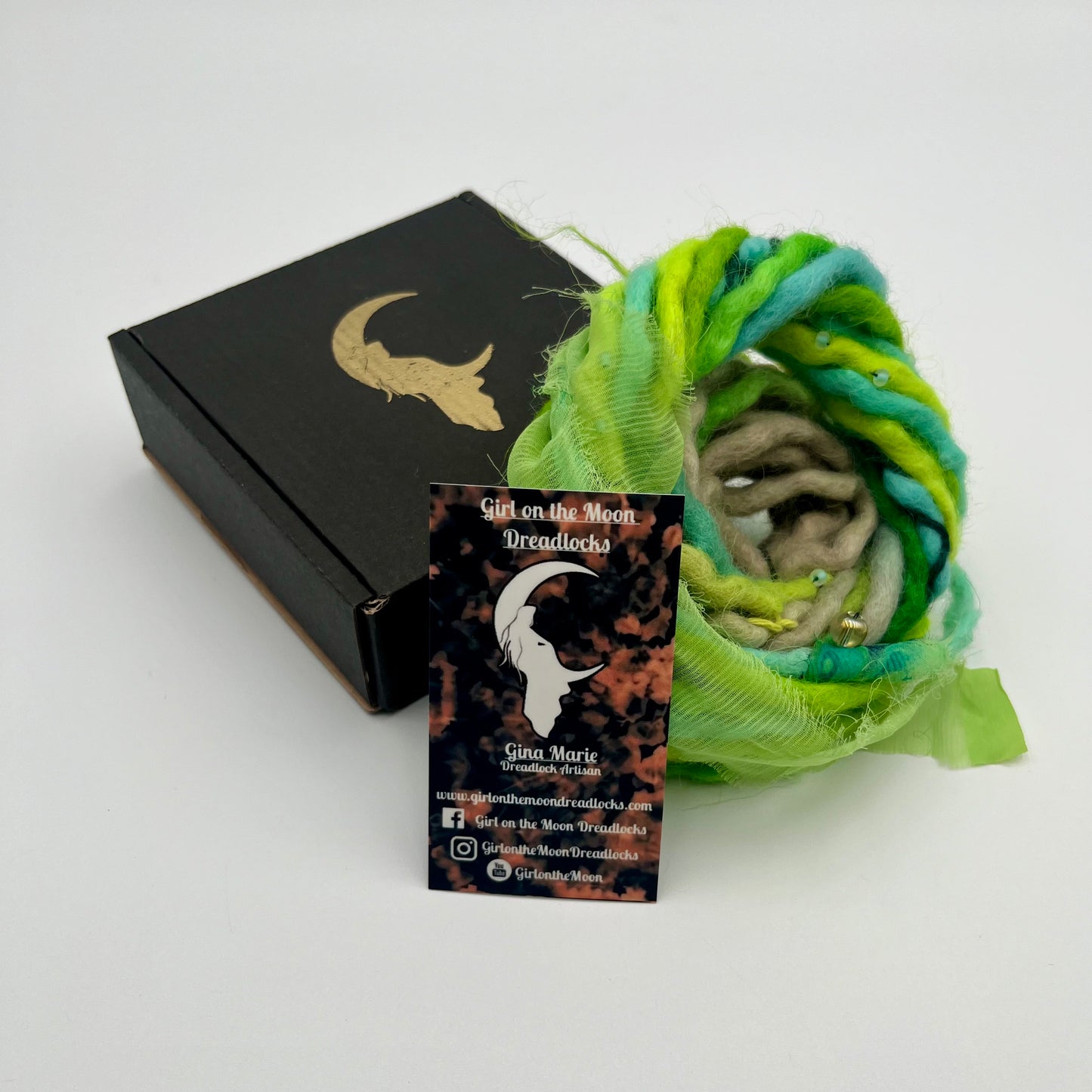 Lucky Clover Mini Accent ~ Early Spring Collection - Girl On The Moon Dreadlocks