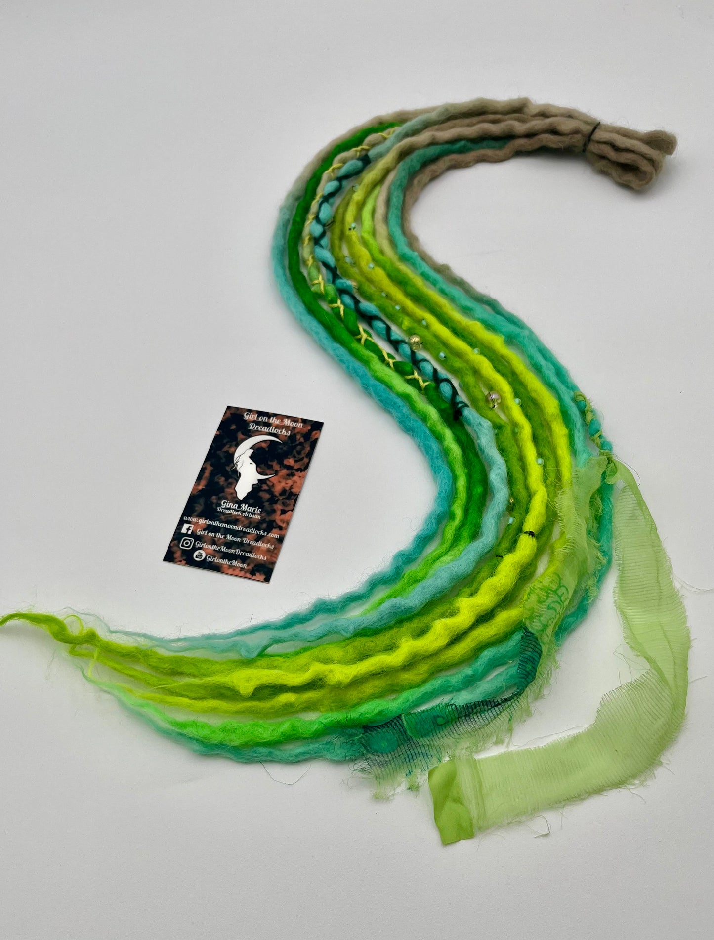 Lucky Clover Mini Accent ~ Early Spring Collection - Girl On The Moon Dreadlocks