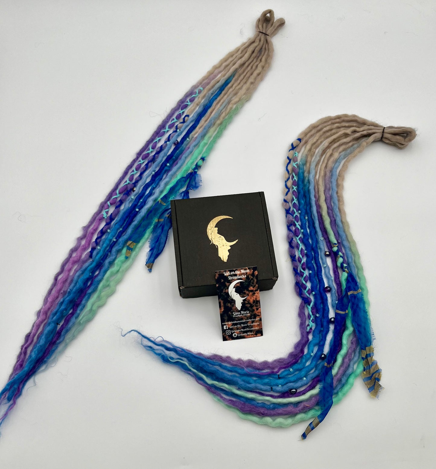 Forget-Me-Not Mini Accent ~ Early Spring Collection - Girl On The Moon Dreadlocks