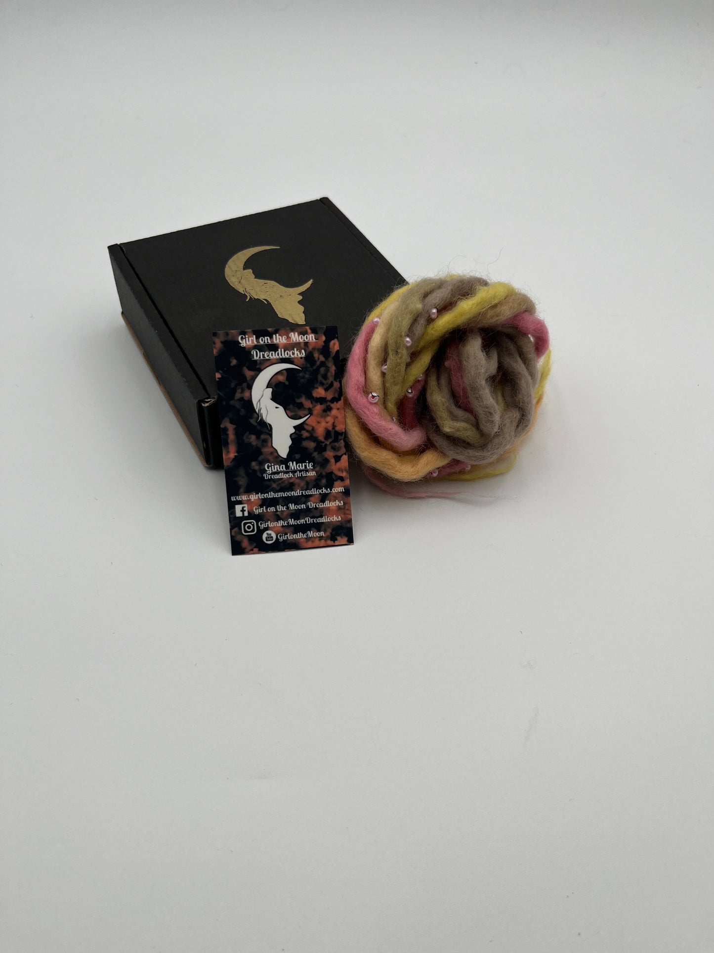 Pink Lemonade Bubble Locs ~ Early Spring Collection - Girl On The Moon Dreadlocks