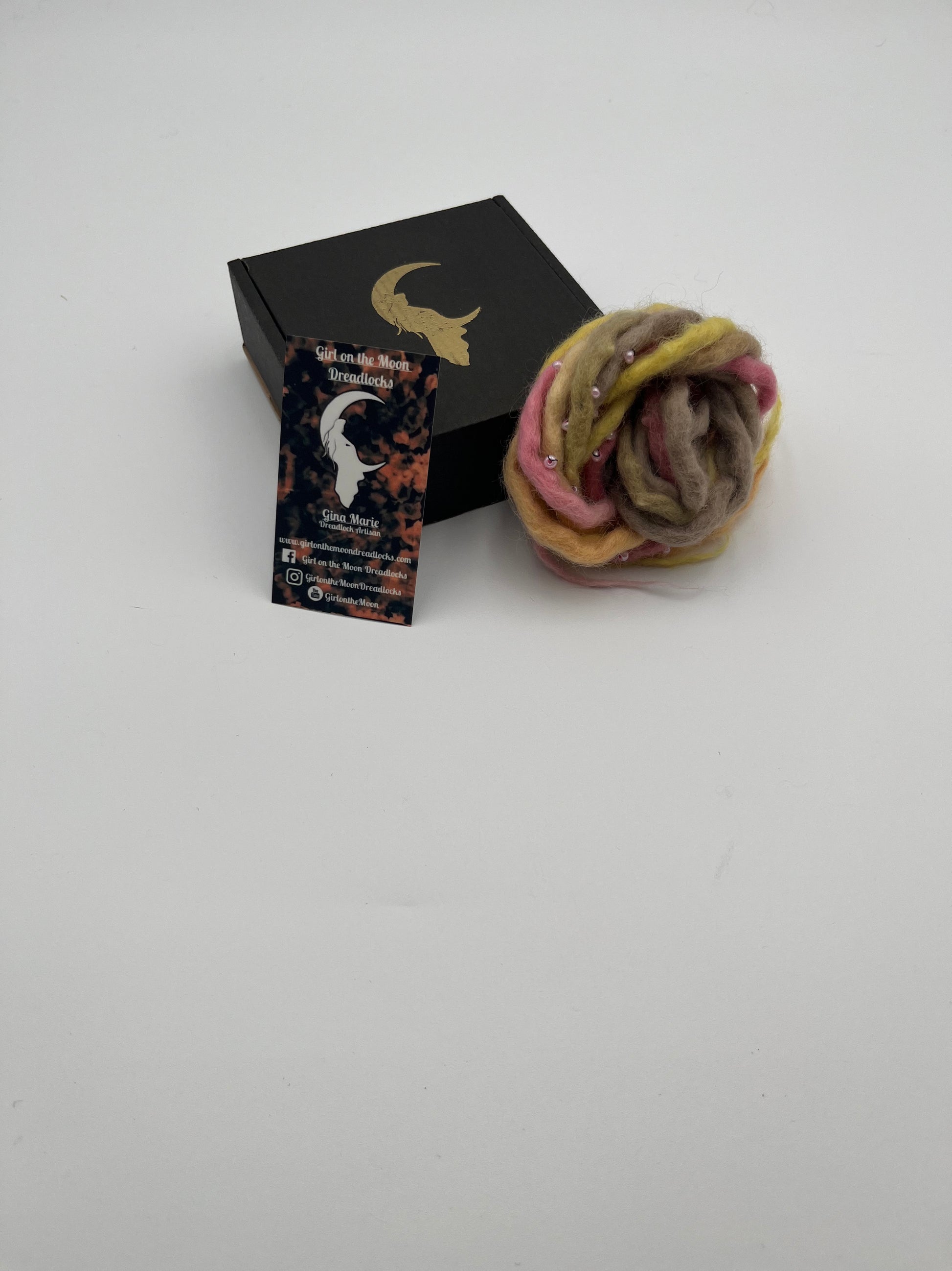 Pink Lemonade Bubble Locs ~ Early Spring Collection - Girl On The Moon Dreadlocks